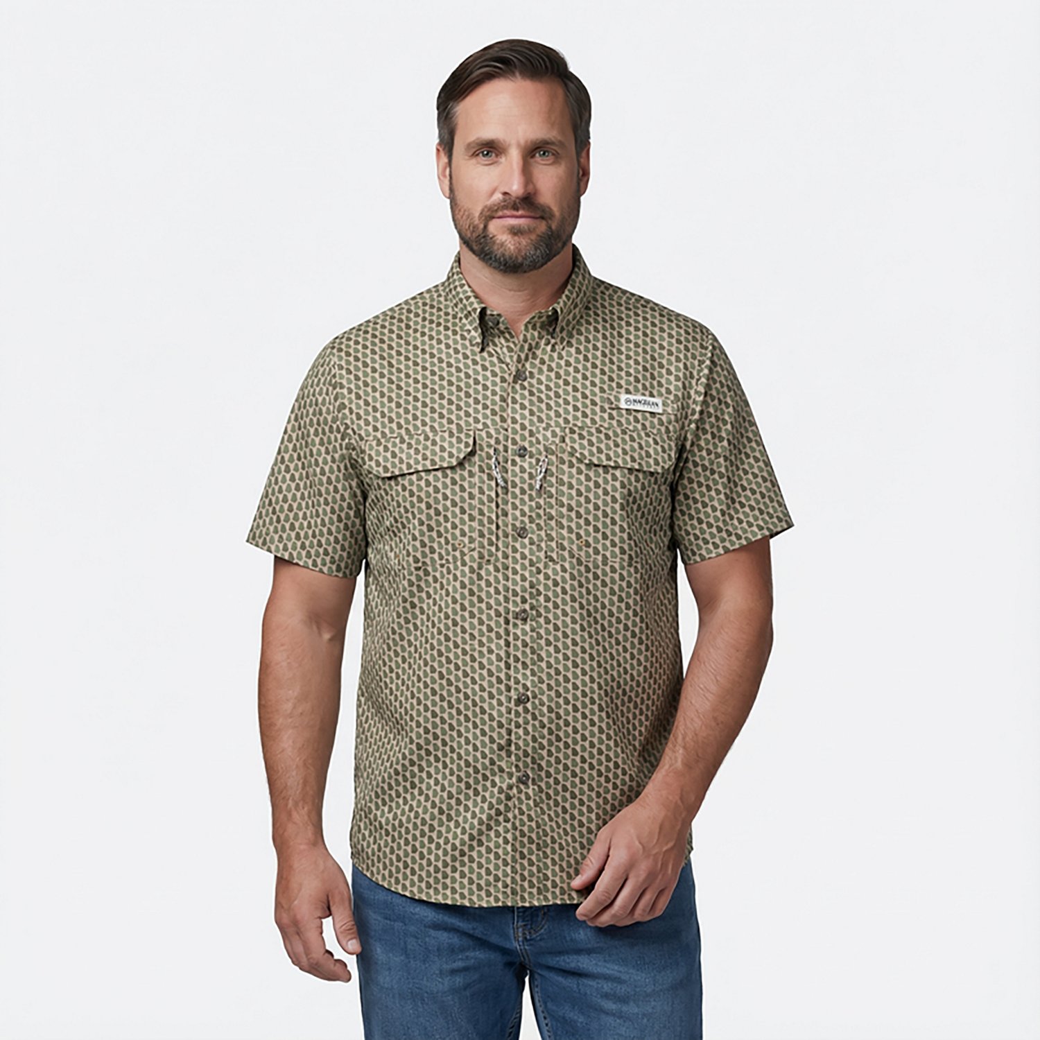 Magellan Outdoors Men's Georgia Local State Print Shirt - view number 2