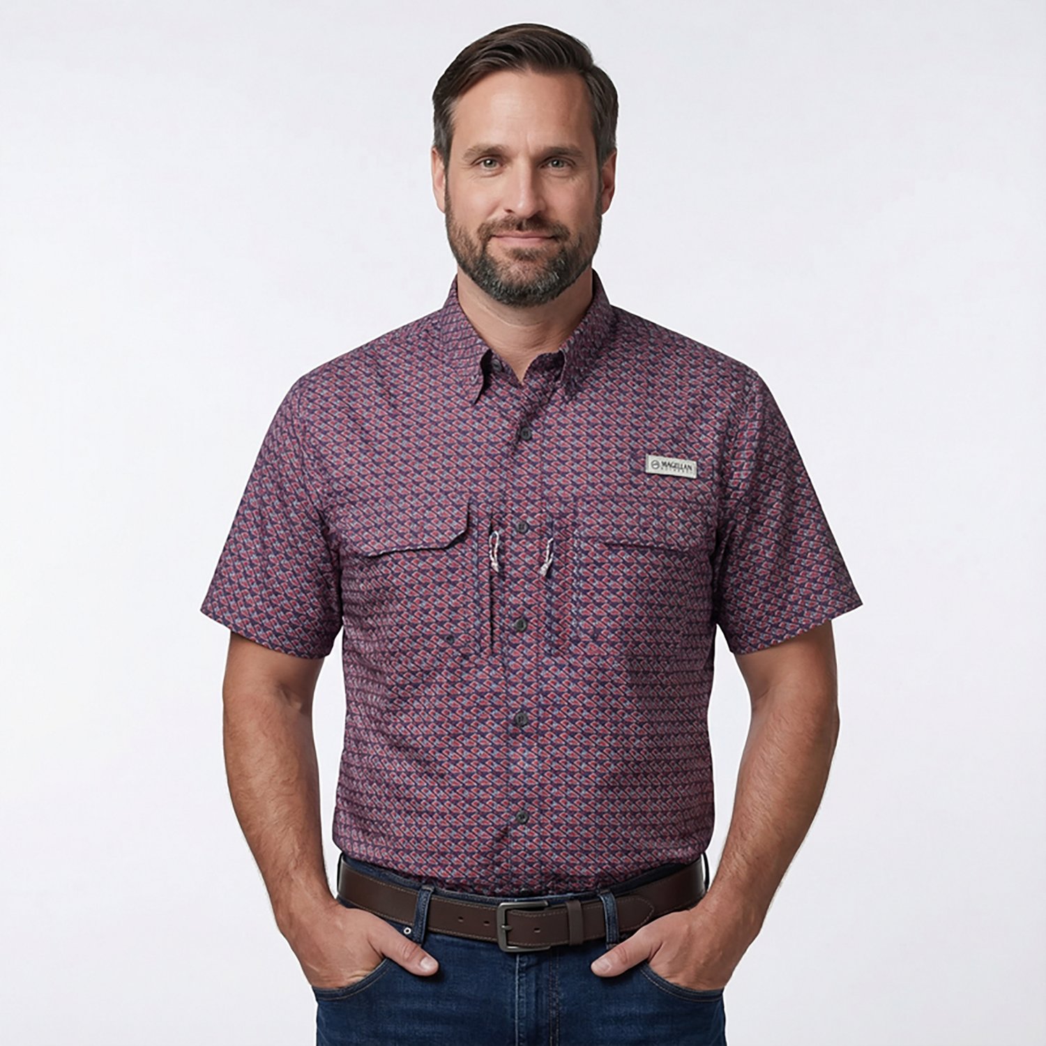 Magellan Outdoors Men's Tennessee Local State Print Shirt - view number 2