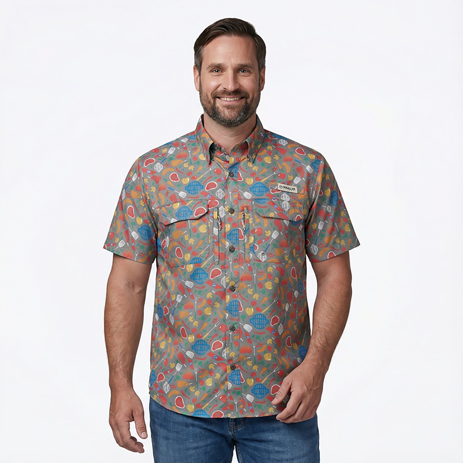 Magellan Outdoors Men's Tennessee Local State Print Shirt - view number 2
