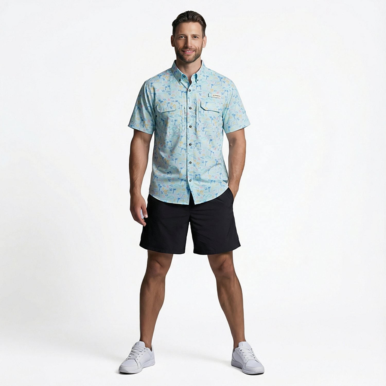 Magellan Outdoors Men's Florida Local State Print Shirt