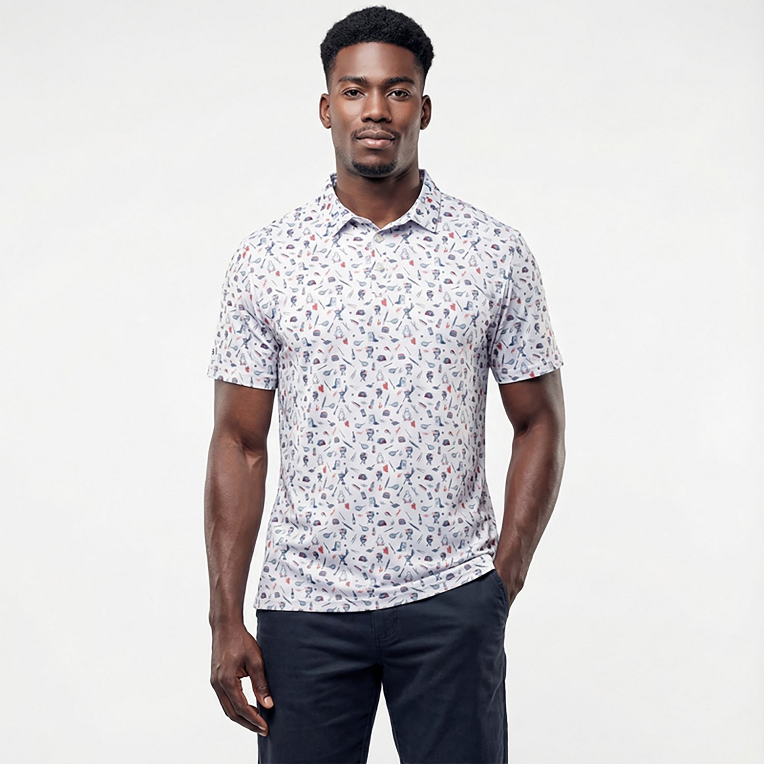 BURLEBO Men's Performance Polo Shirt - view number 2