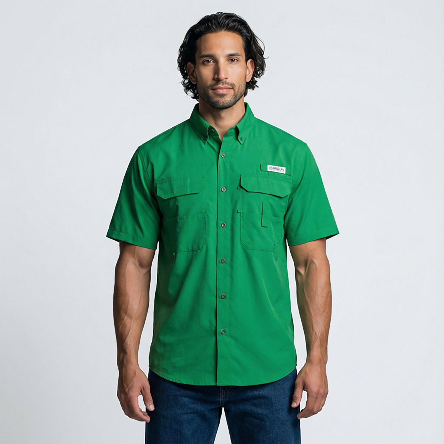 Magellan Outdoors Men’s Lake Fork Mexico Button Down Shirt - view number 2