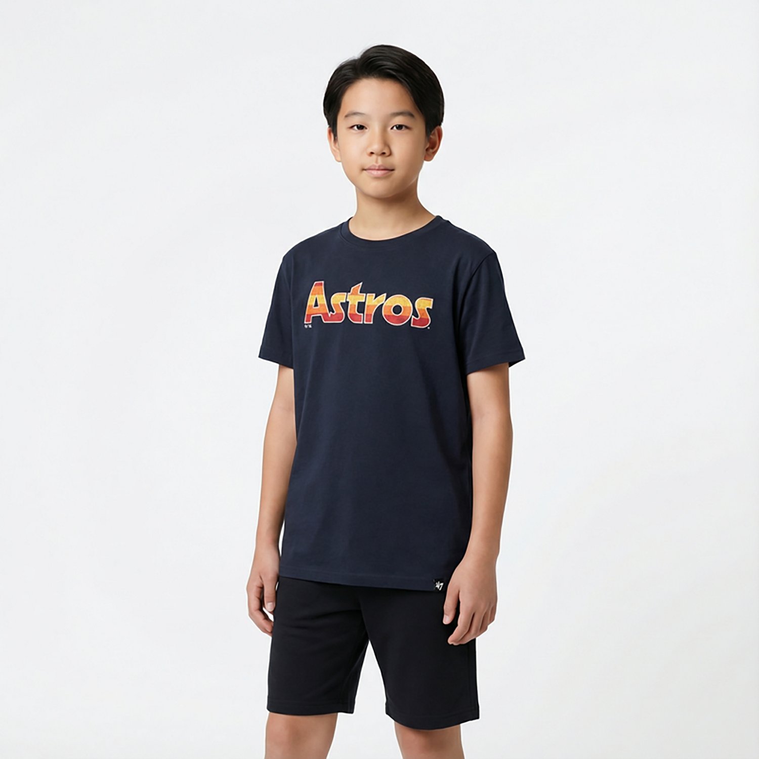 '47 Women's Houston Astros Vintage Premier Wordmark Frankie T-shirt                                                              - view number 2