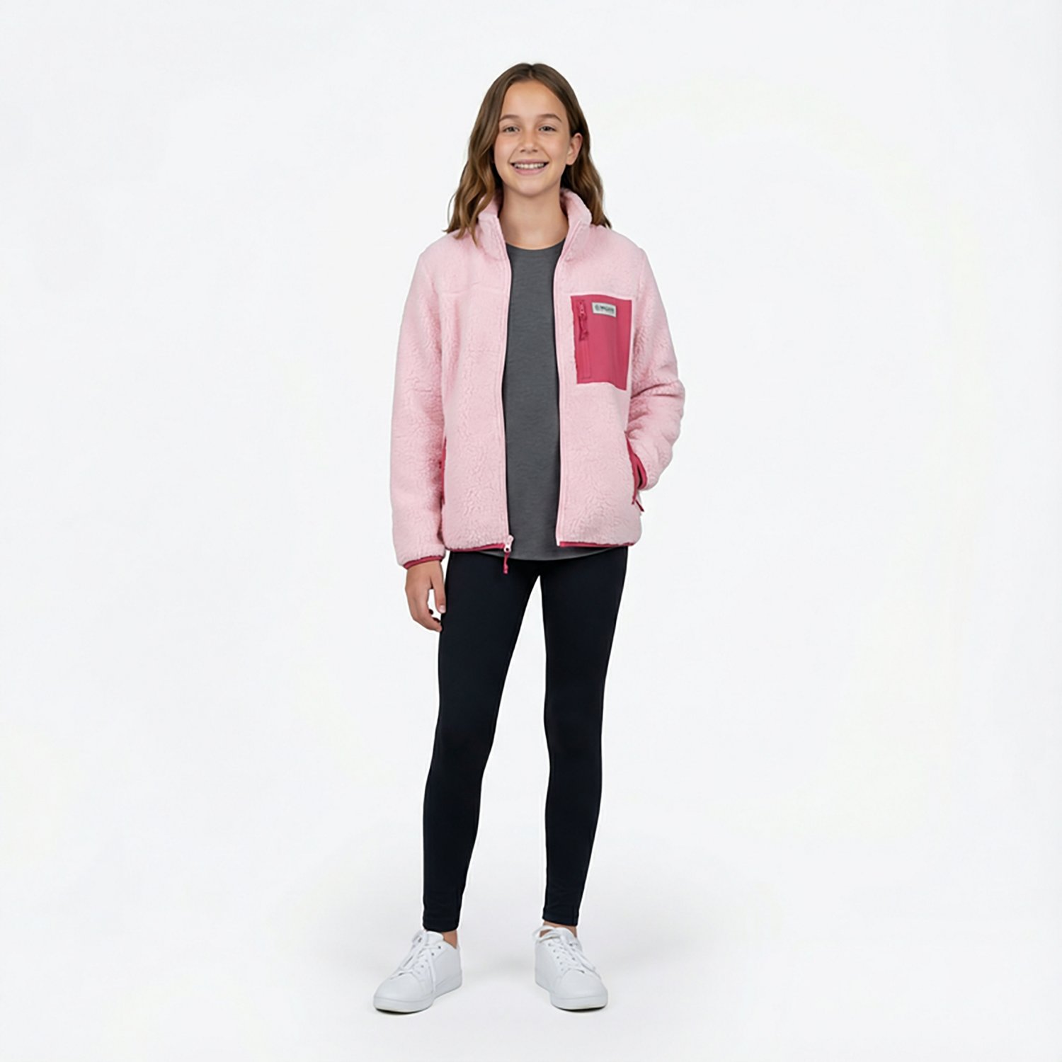 Magellan Outdoors Girls' Campfire Sherpa Fleece Jacket | Academy