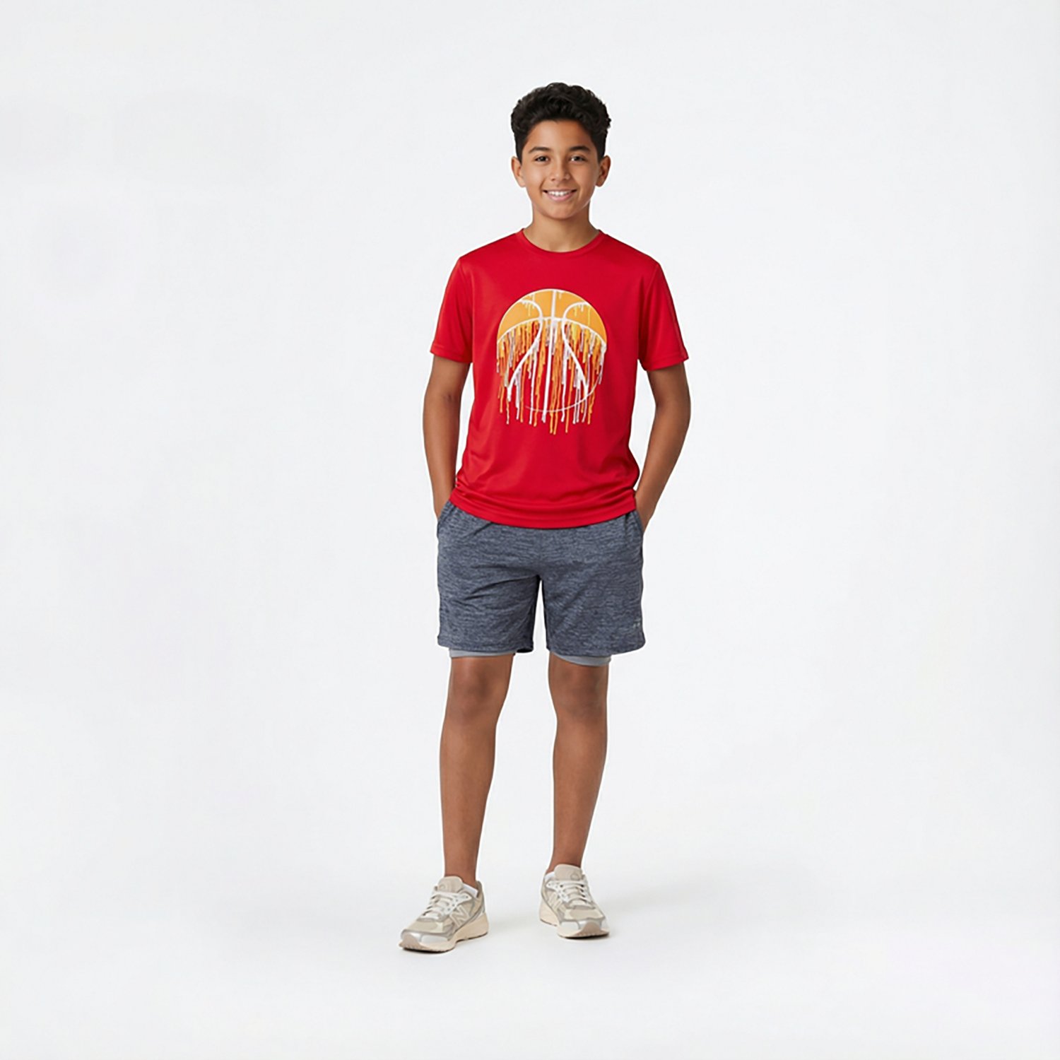 BCG Boys' B-Ball Drip Turbo T-shirt