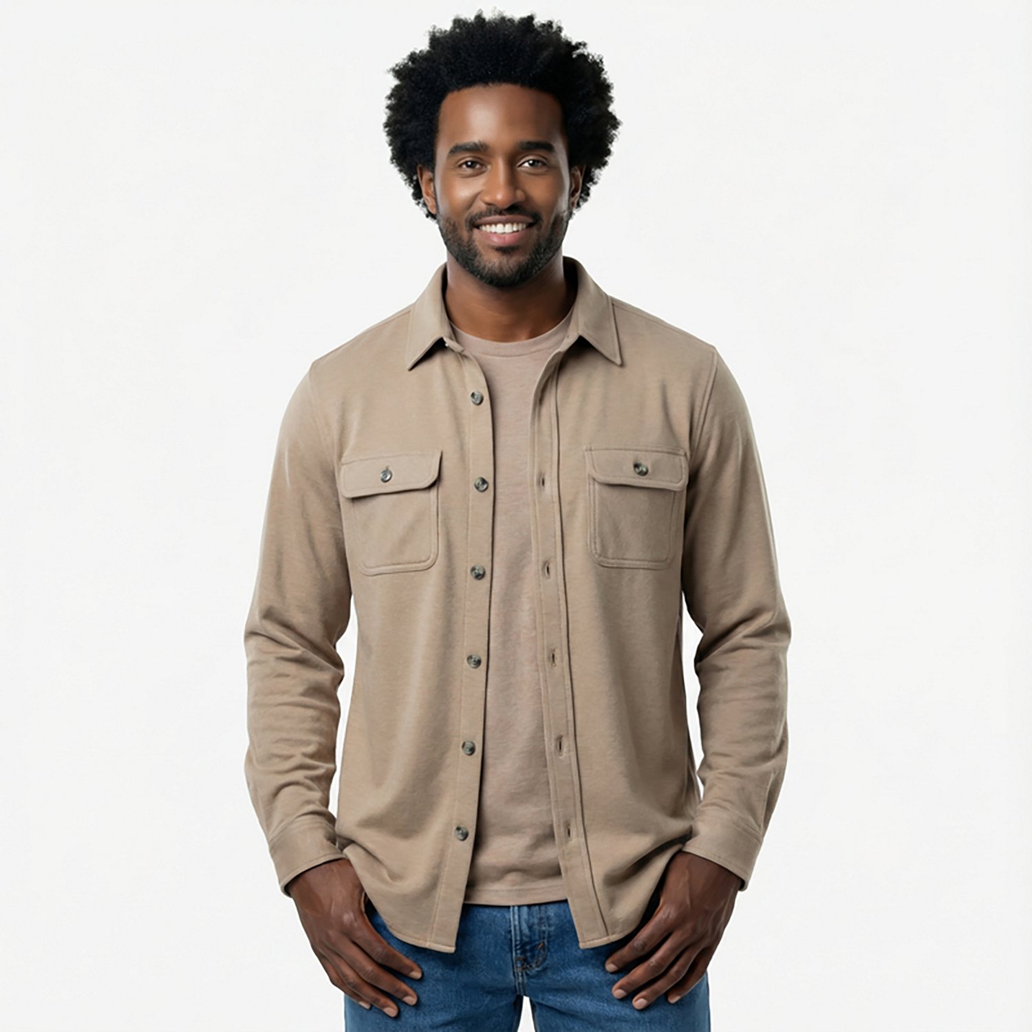 Magellan Outdoors Men's Campfire Long Sleeve Shacket - view number 2