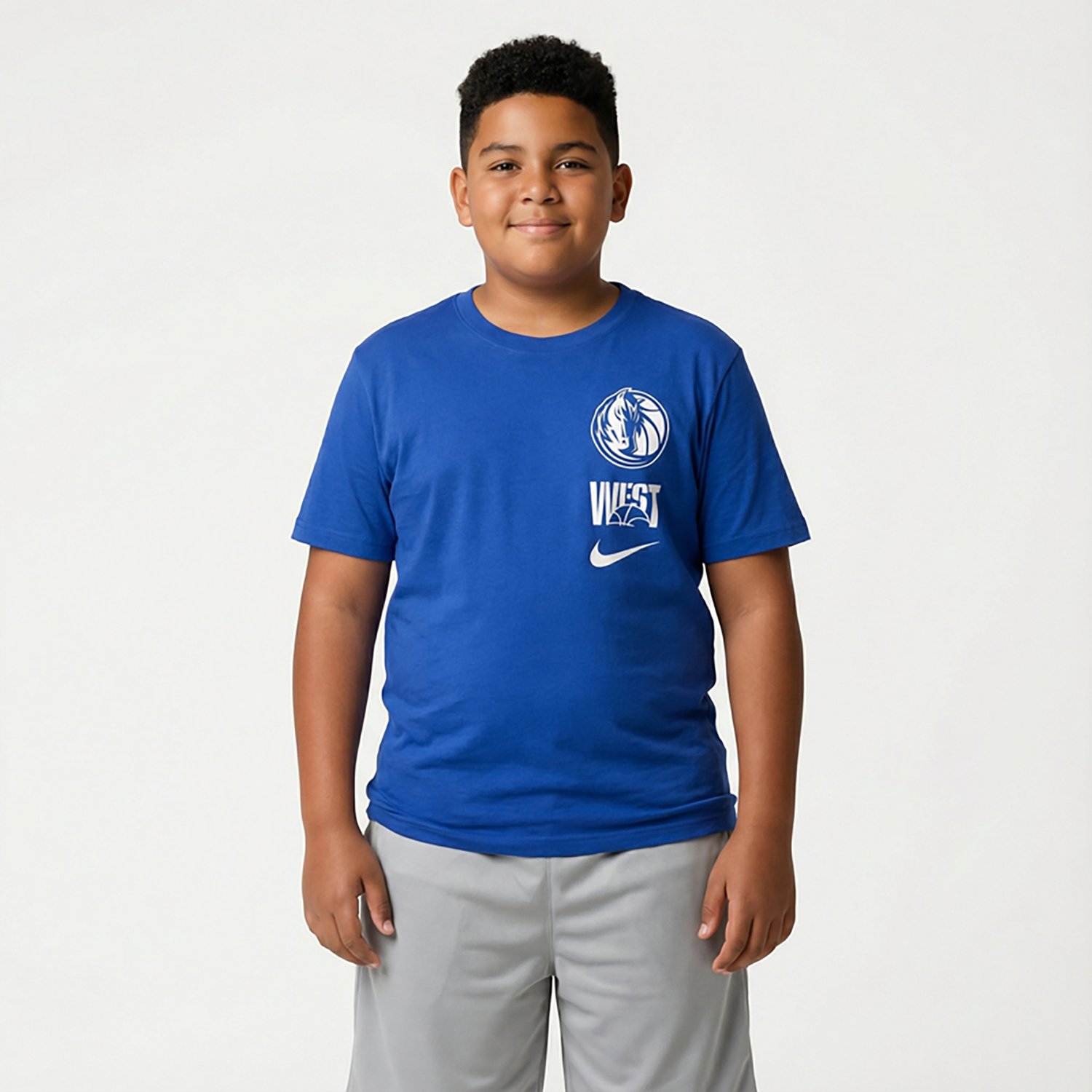 Nike Boys' Dallas Mavericks Essential VS Block Graphic T-shirt  - view number 2