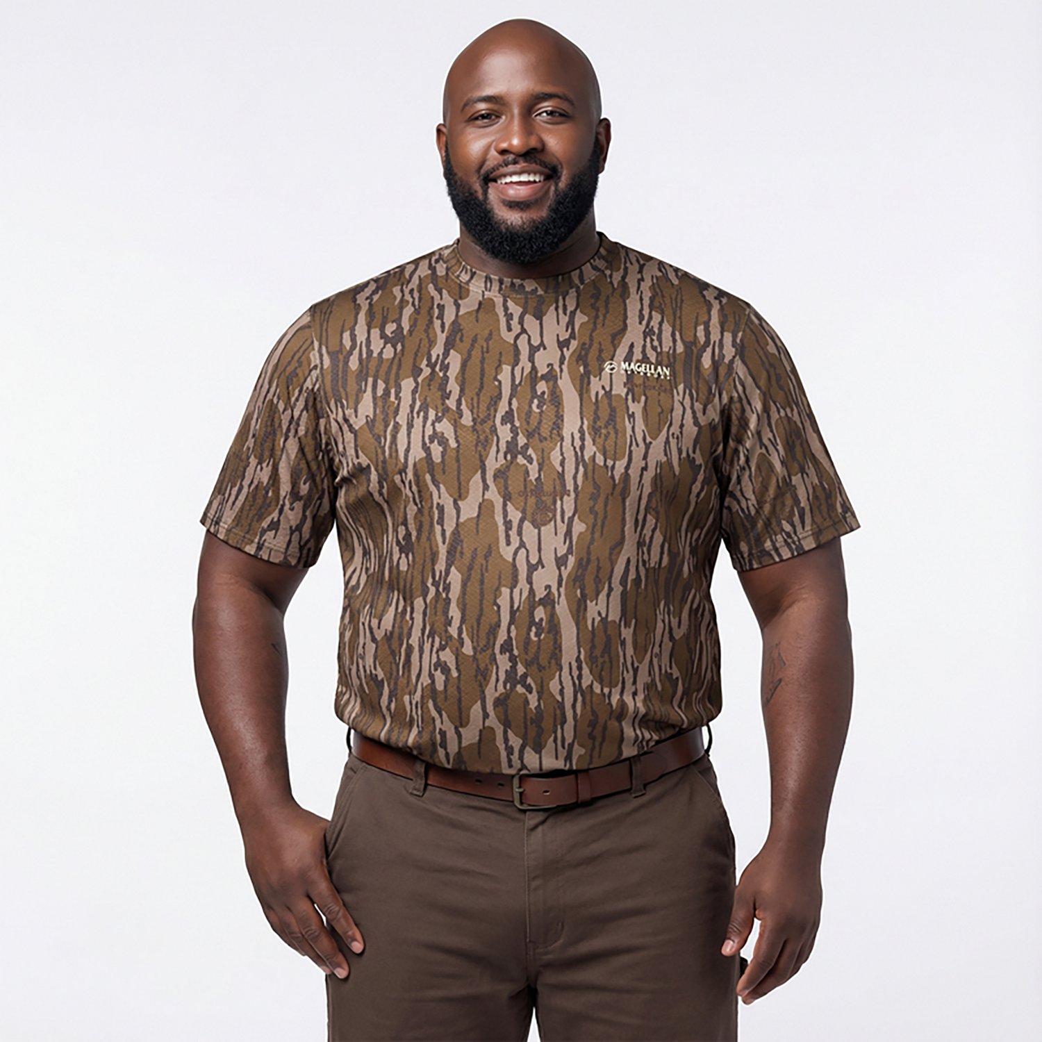 Magellan Outdoors Hunt Gear Men's Eagle Pass Tech Mesh Shirt - view number 2