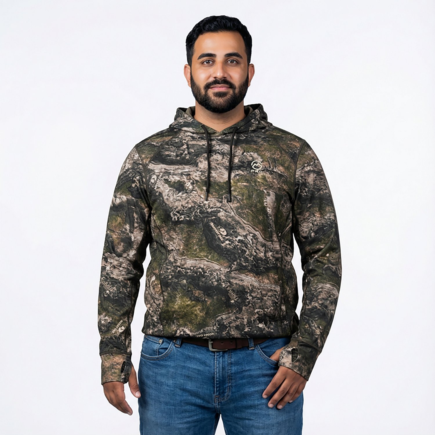 Magellan Outdoors Men's Terra Range Hooded 1st Layer Shirt - view number 2