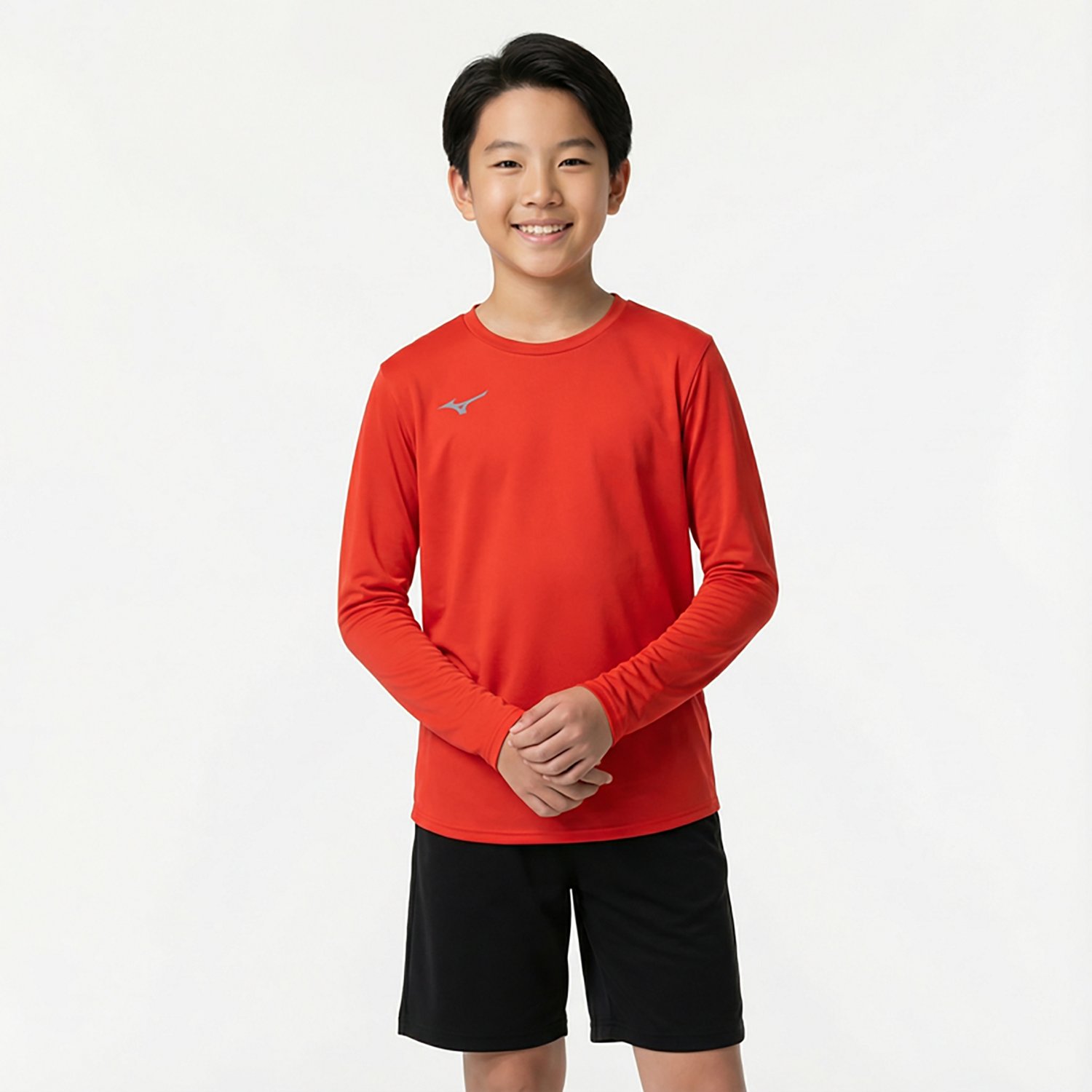 Mizuno Boys' Comp Diamond Long Sleeve Crew Shirt - view number 2