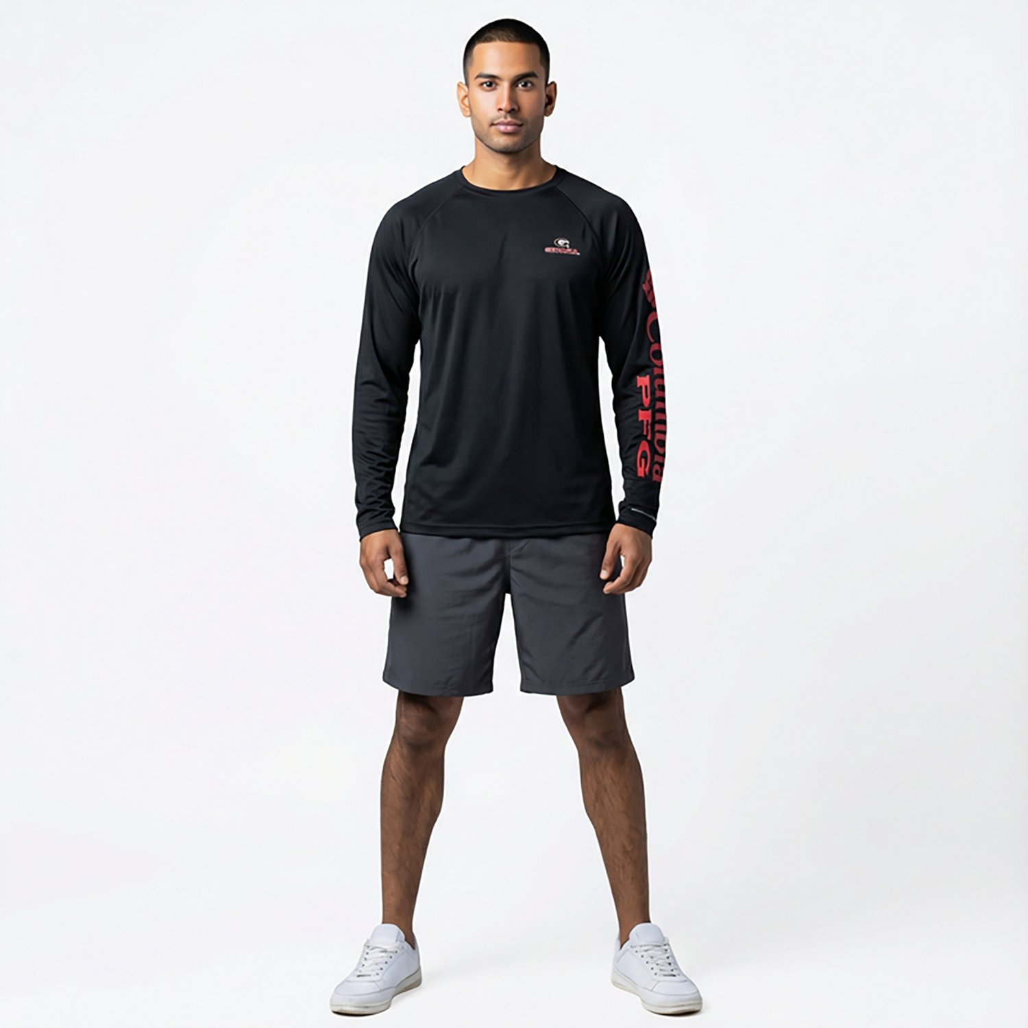 Columbia Sportswear Men's University of Georgia Terminal Tackle Long Sleeve T-shirt - view number 6