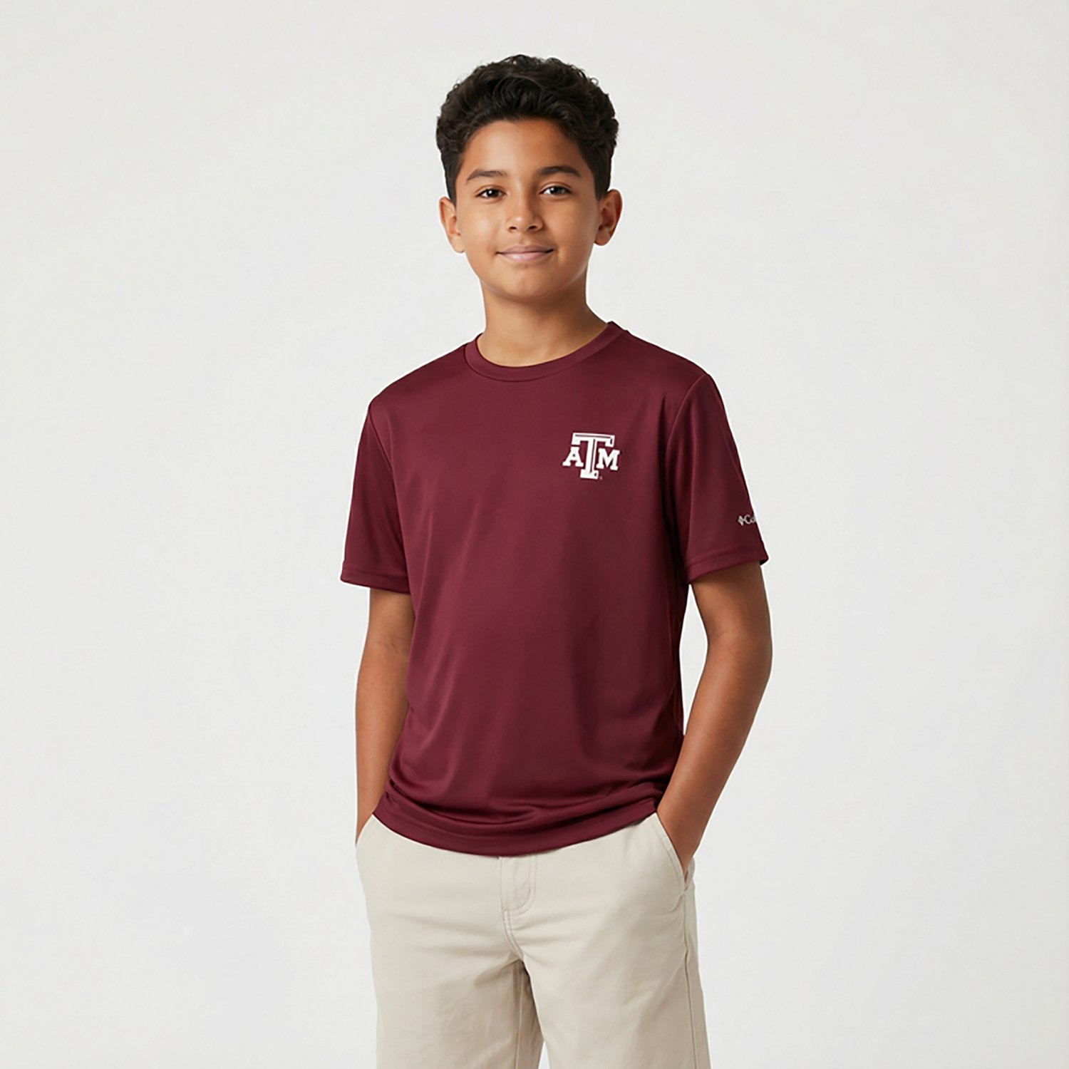 Columbia Sportswear Youth Texas A&M University Flag Terminal Tackle T-shirt