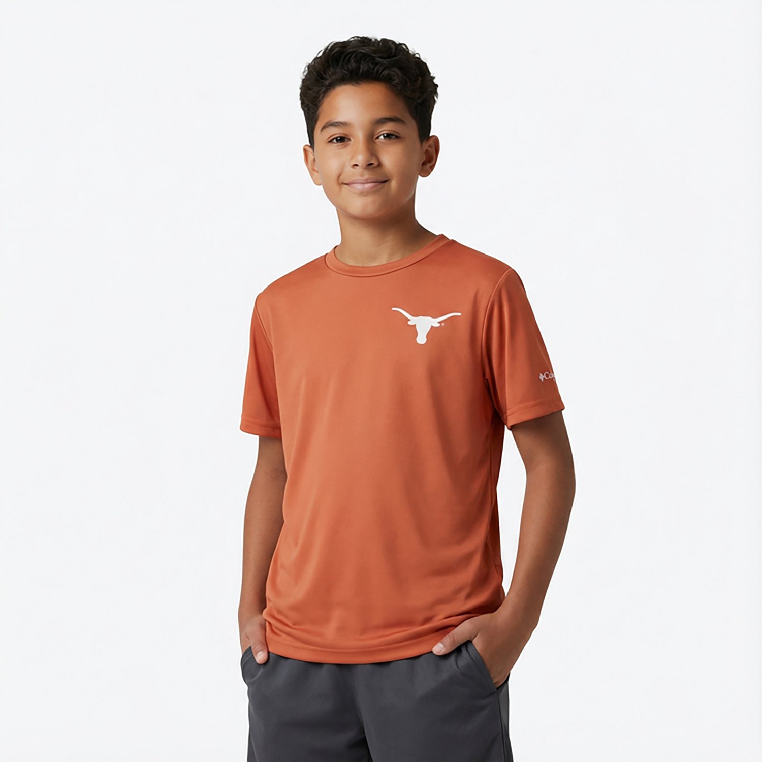 Columbia Sportswear Youth University of Texas Flag Terminal Tackle T-shirt - view number 2