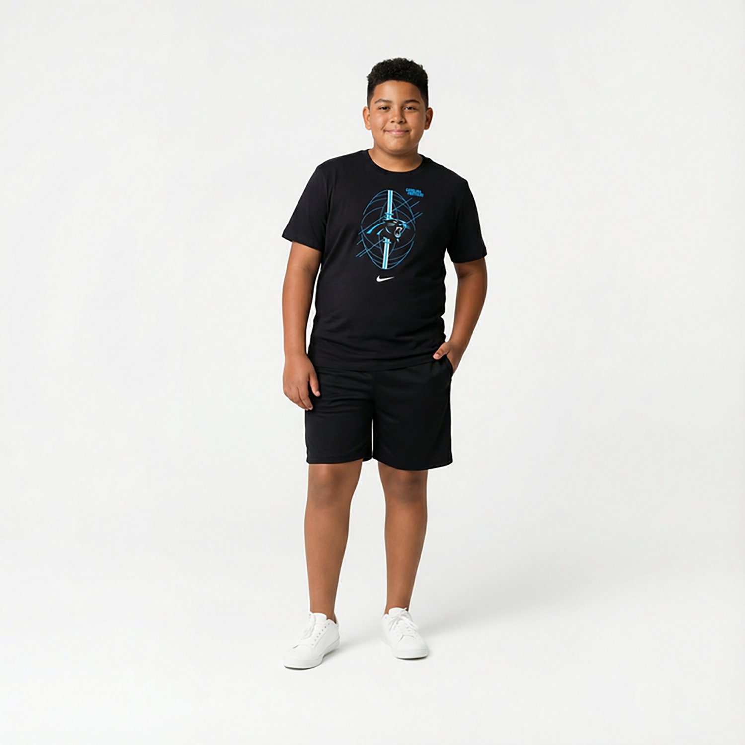 Nike Boys' Carolina Panthers Icon T-shirt