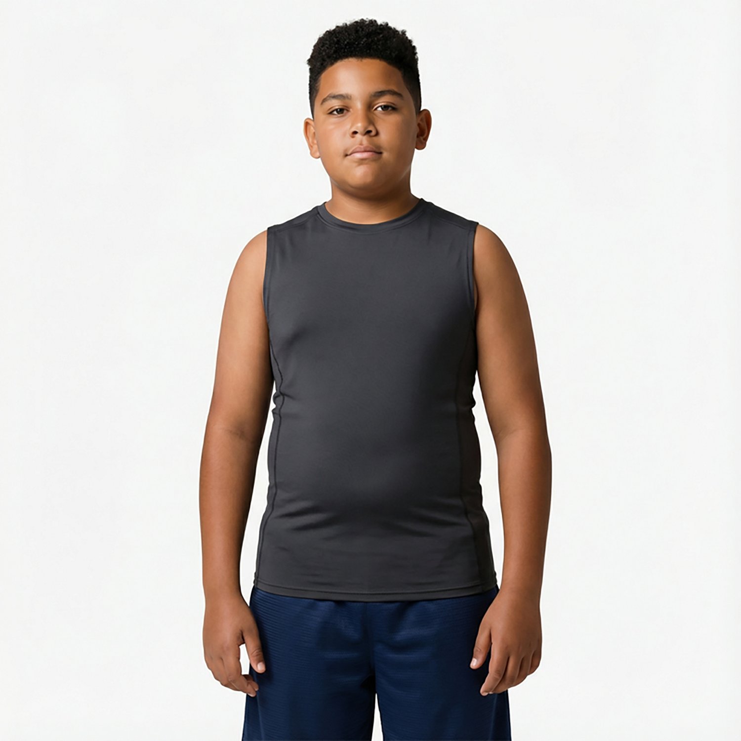 BCG Boys' Compression Sleeveless Training Top                                                                                    - view number 2
