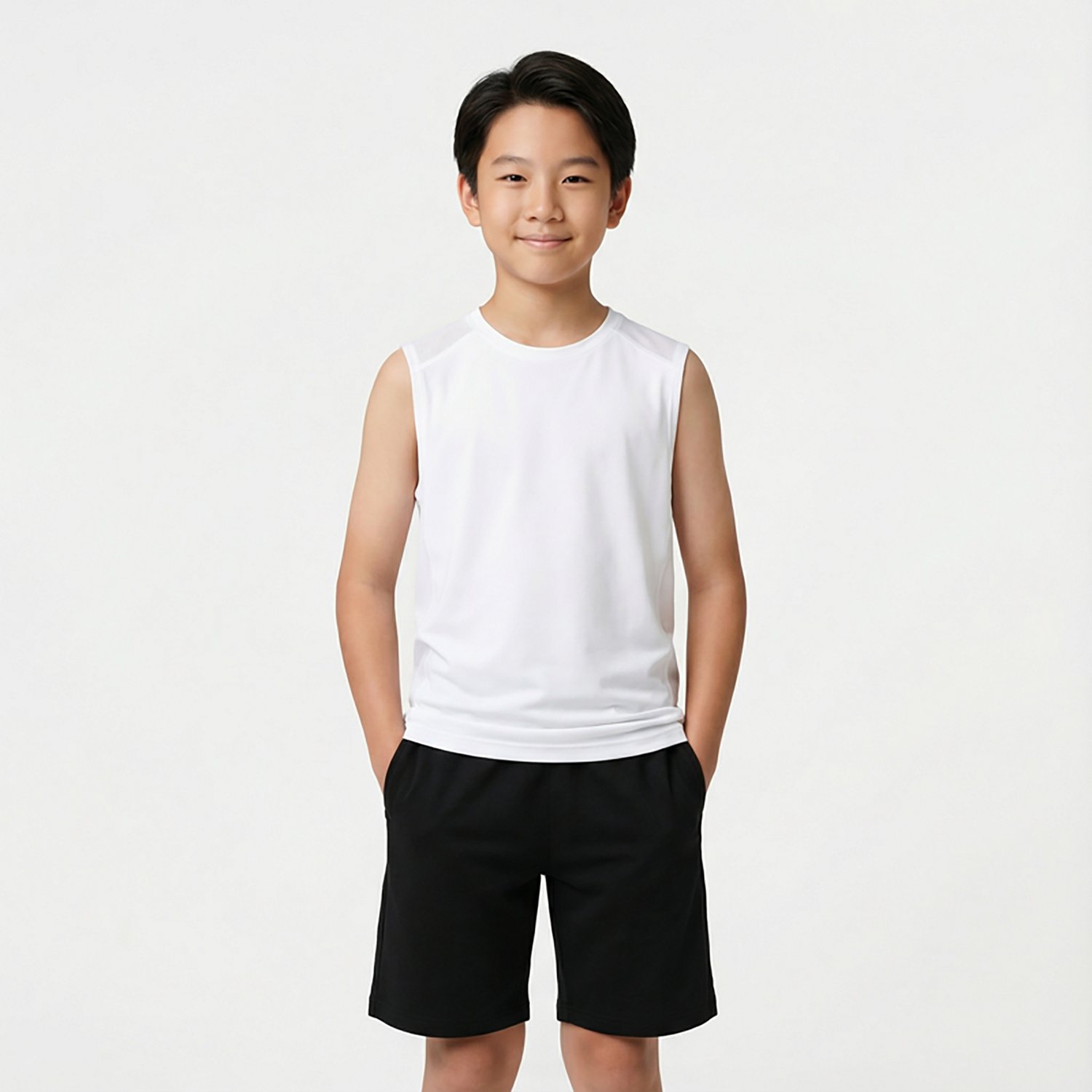 BCG Boys' Compression Sleeveless Training Top                                                                                    - view number 2