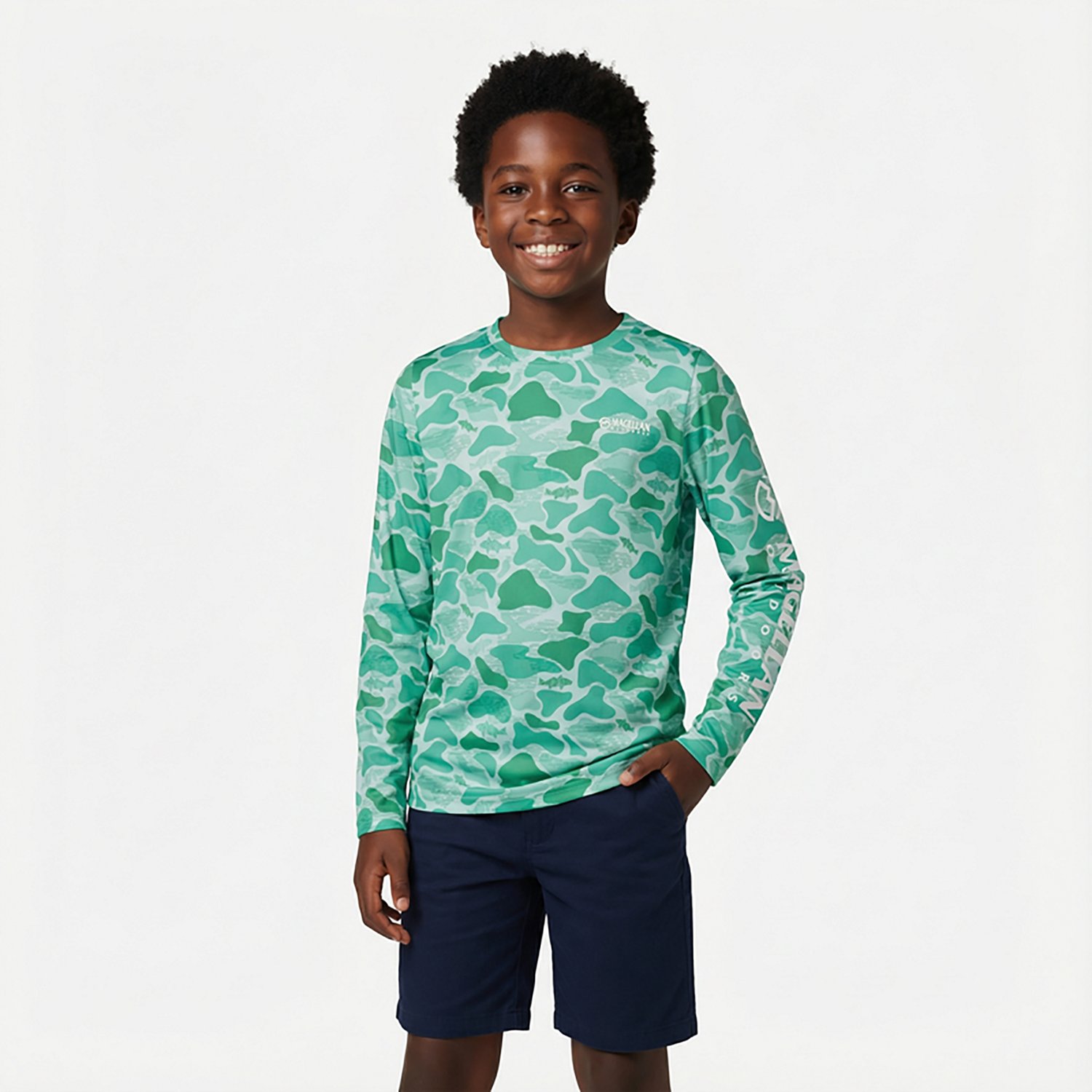 Magellan Outdoors Boys' Mallard Fish Camo Long Sleeve T-shirt - view number 2