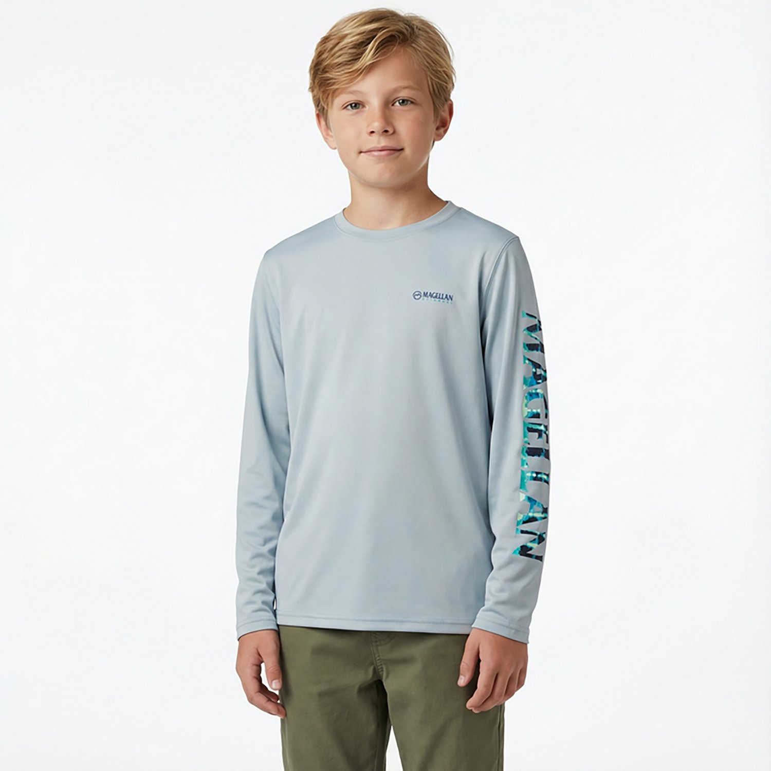 Magellan Outdoors Boys' Casting Crew Print Logo Fishing T-shirt - view number 2