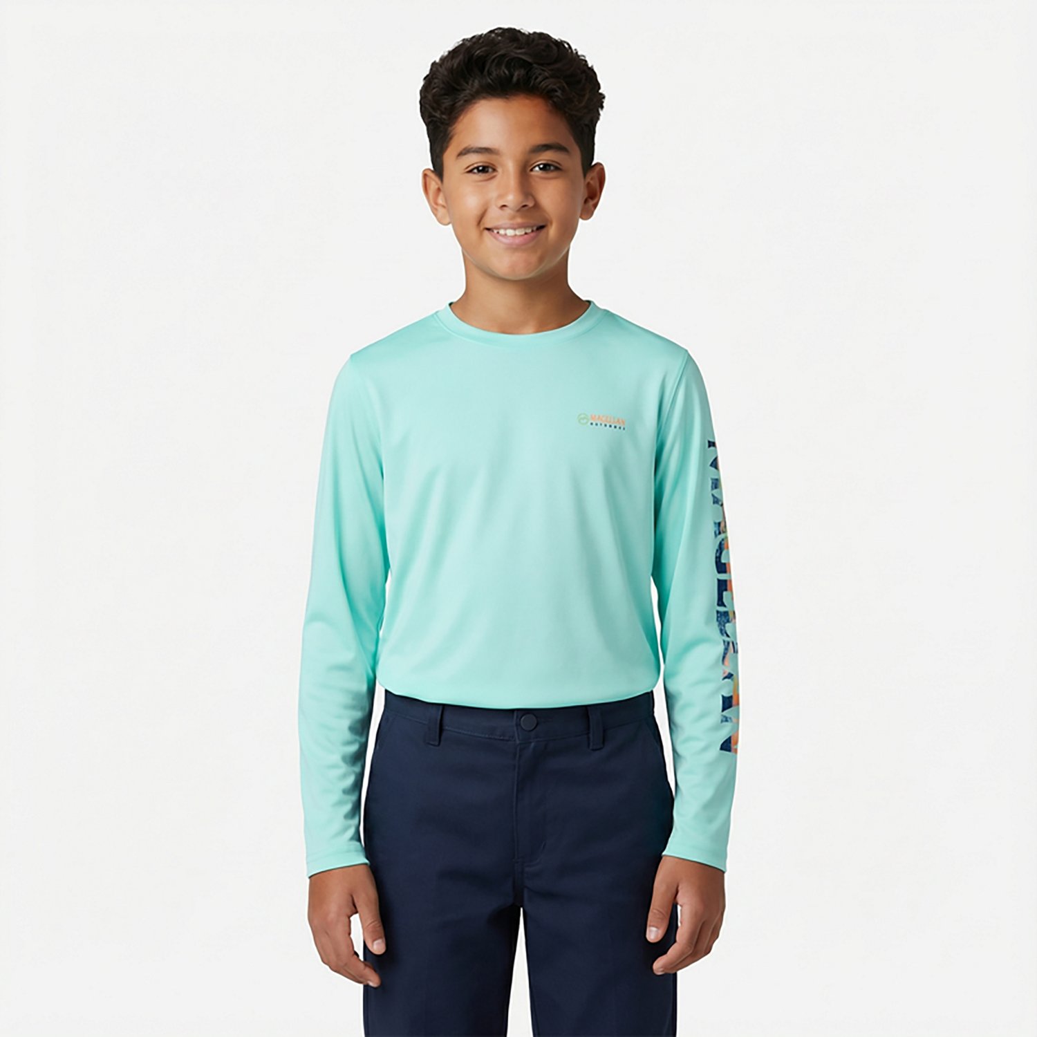 Magellan Outdoors Boys' Casting Crew Print Logo Fishing T-shirt - view number 2