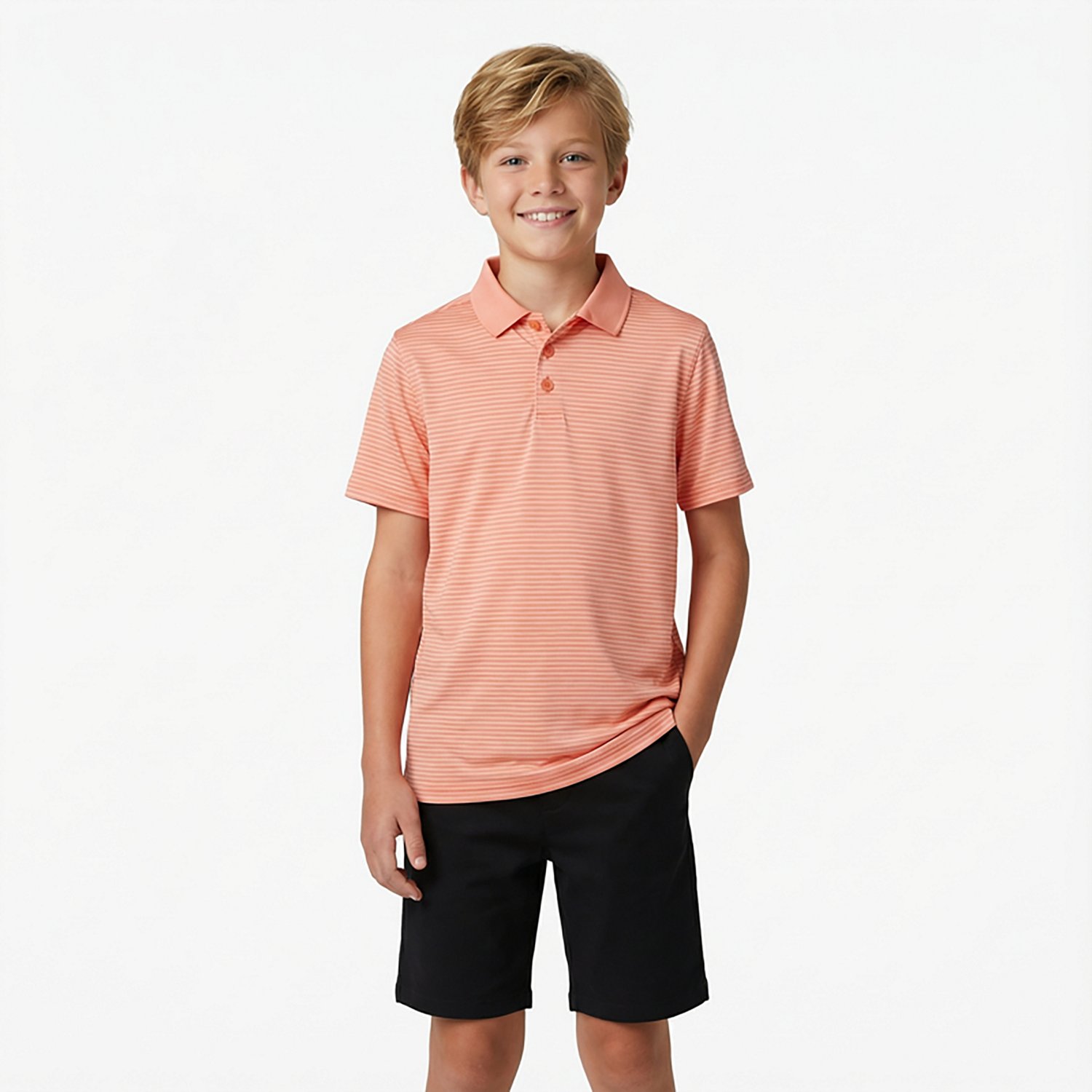 BCG Boys' Golf Stripe Polo Shirt - view number 2