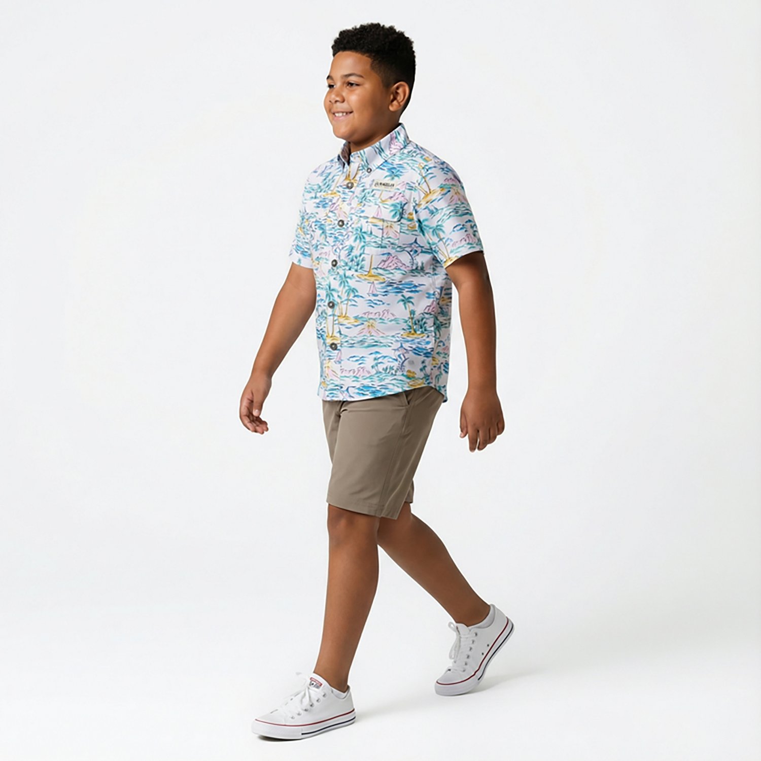 Magellan Outdoors Boys' (4-7) Laguna Madre Print Shirt and Short Set - view number 2
