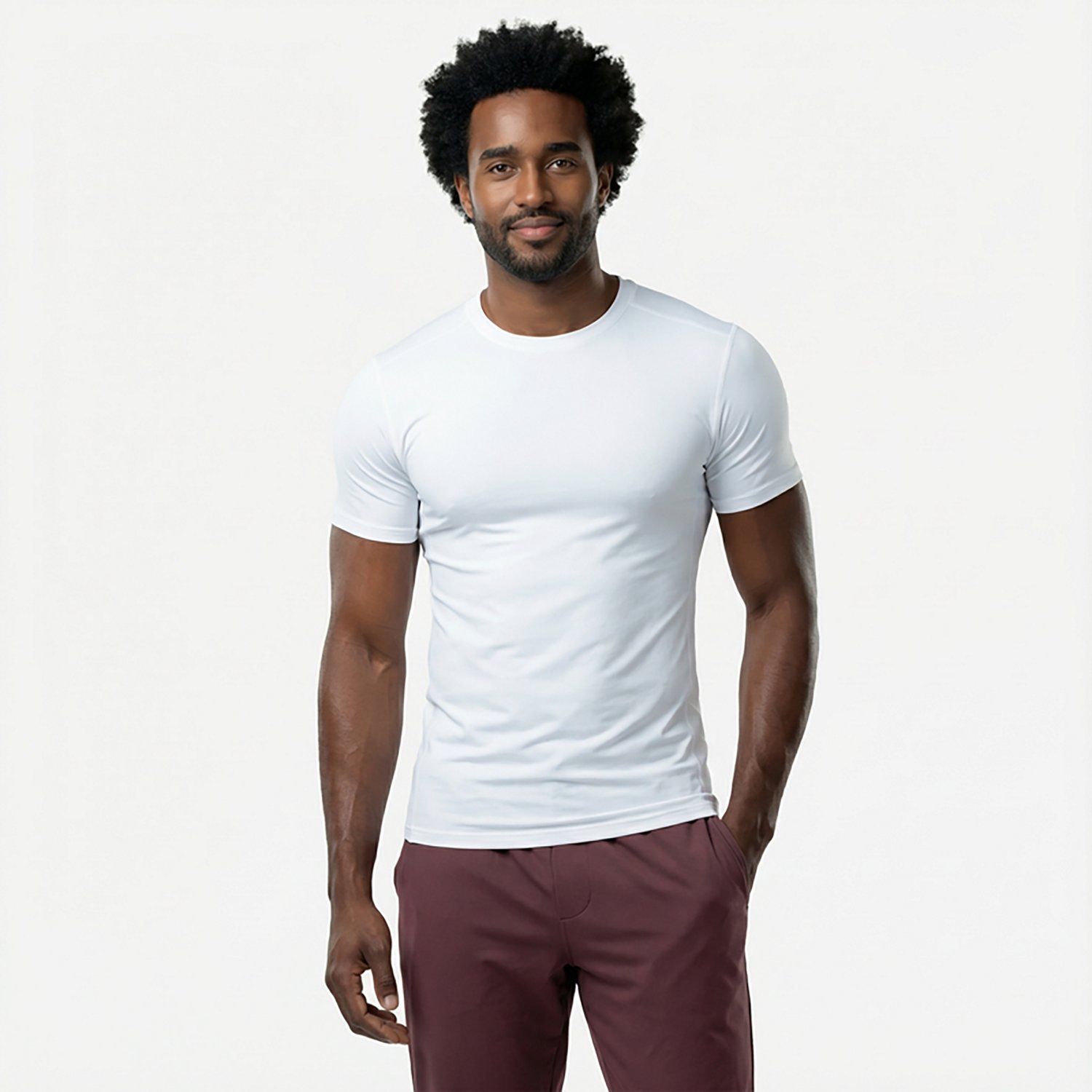 BCG Men's Compression Mesh Short Sleeve Top                                                                                      - view number 2