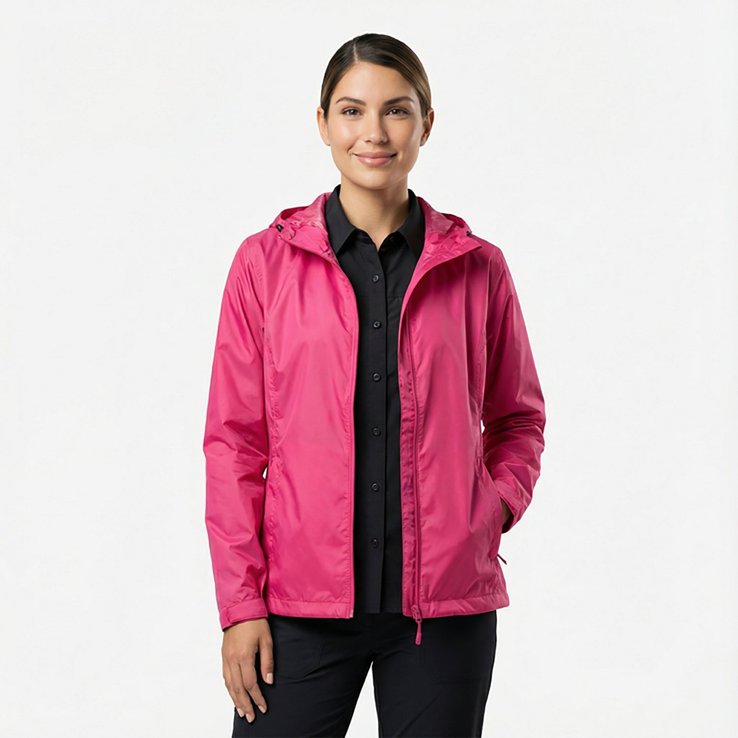 Magellan Outdoors Women's Packable Rain Jacket                                                                                   - view number 2