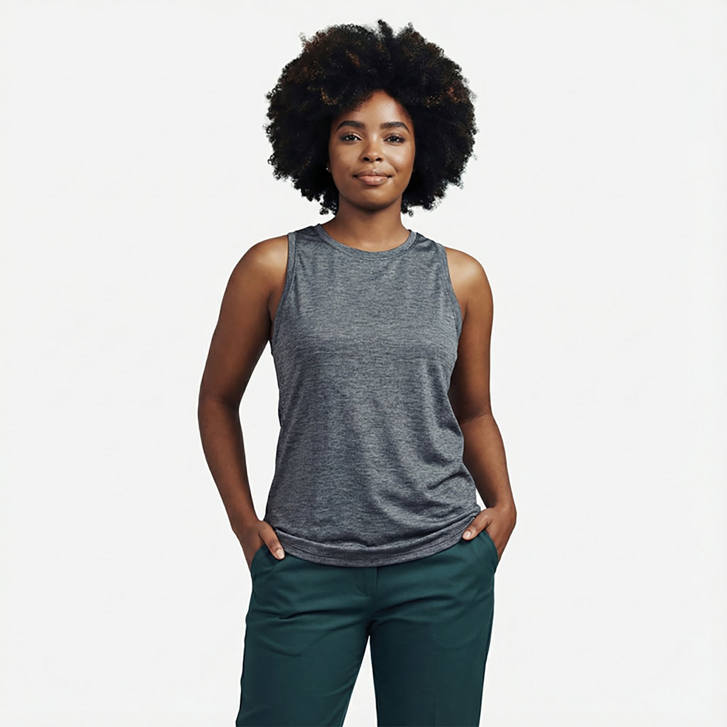 BCG Women's Turbo Melange Muscle Tank Top                                                                                        - view number 2