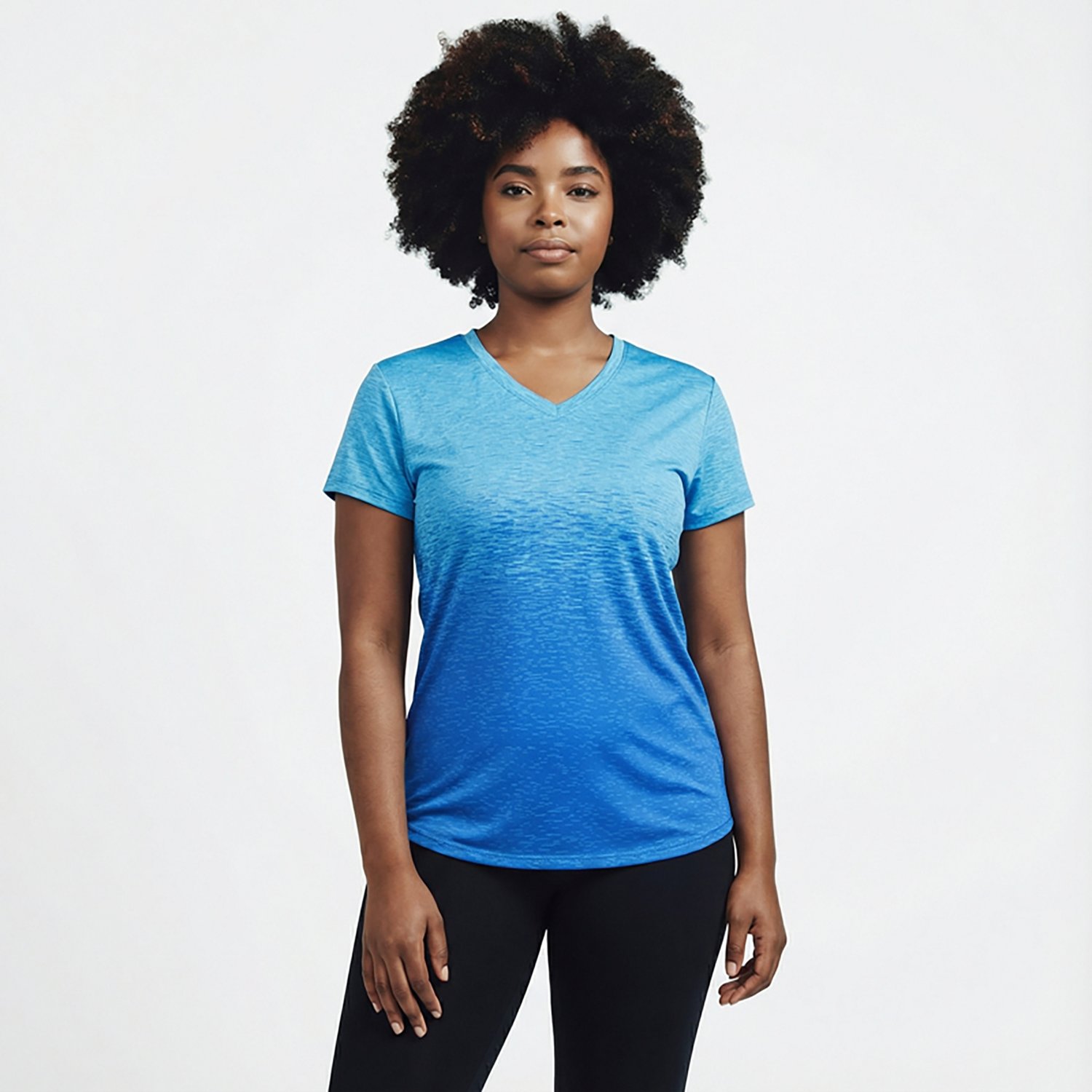 BCG Women's Ombre V-neck Training T-shirt                                                                                        - view number 2
