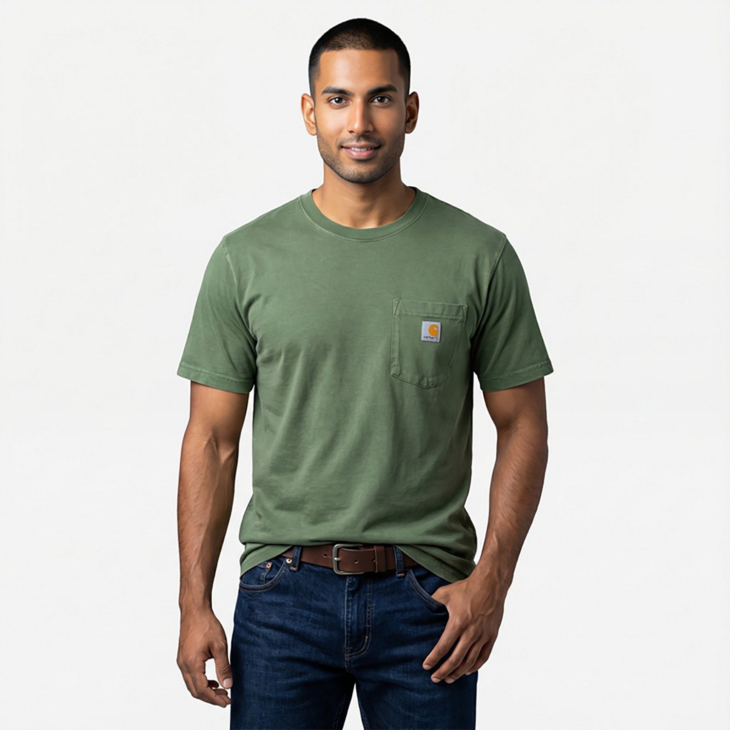 Carhartt Men's Relaxed Fit Short Sleeve Garment Dyed Pocket T-shirt - view number 2