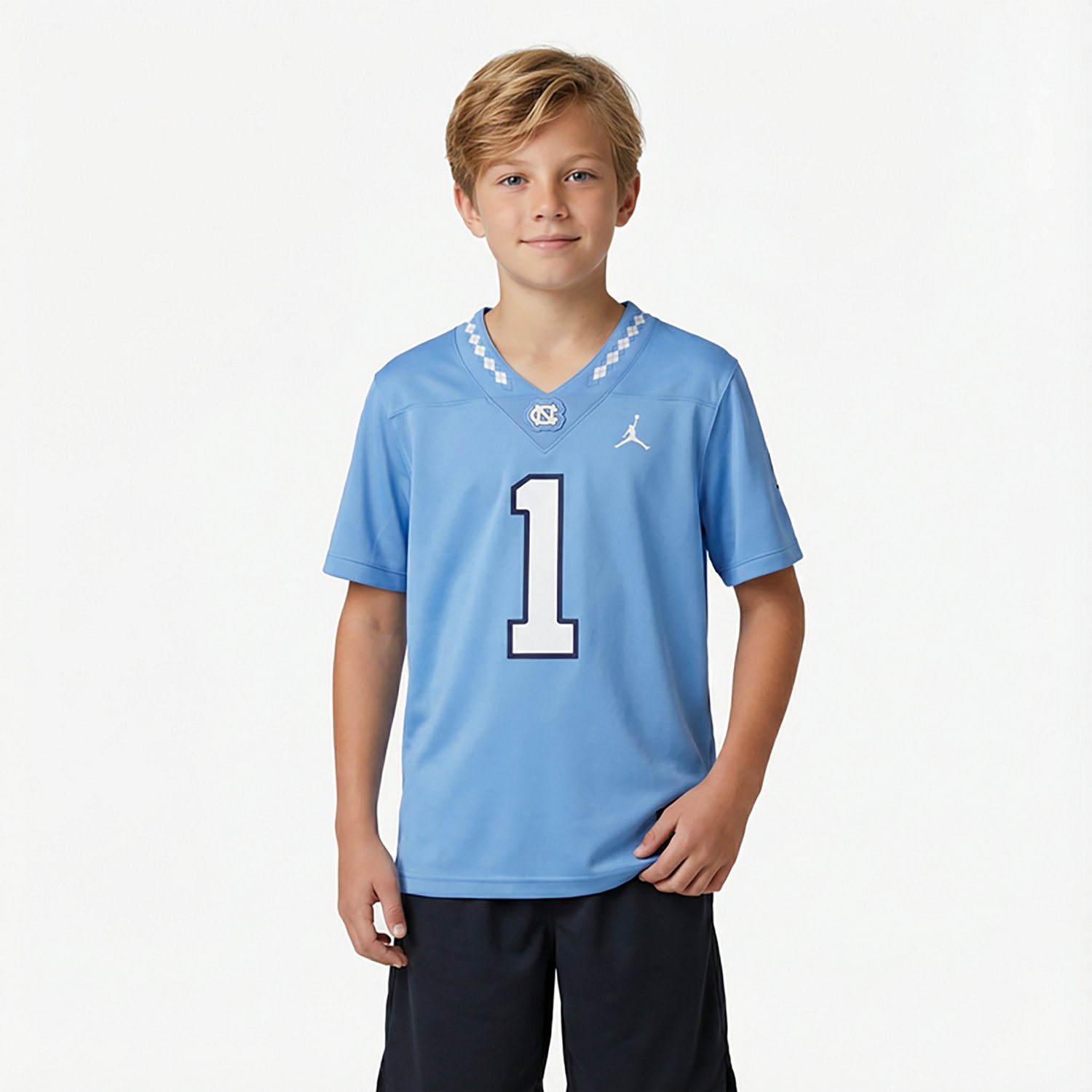 Nike Boys' University of North Carolina UnTouchable Replica Football Jersey - view number 2