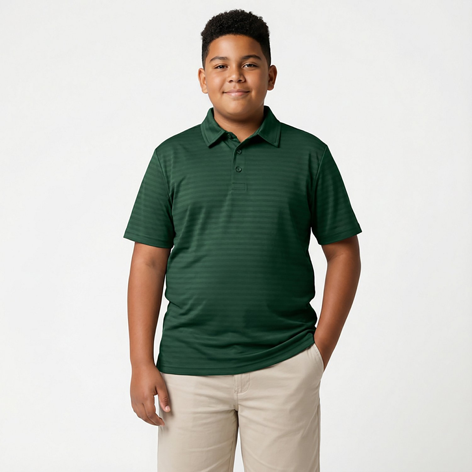 Nautica Boys' 4-7 Performance Stripe Short Sleeve Polo Shirt - view number 2