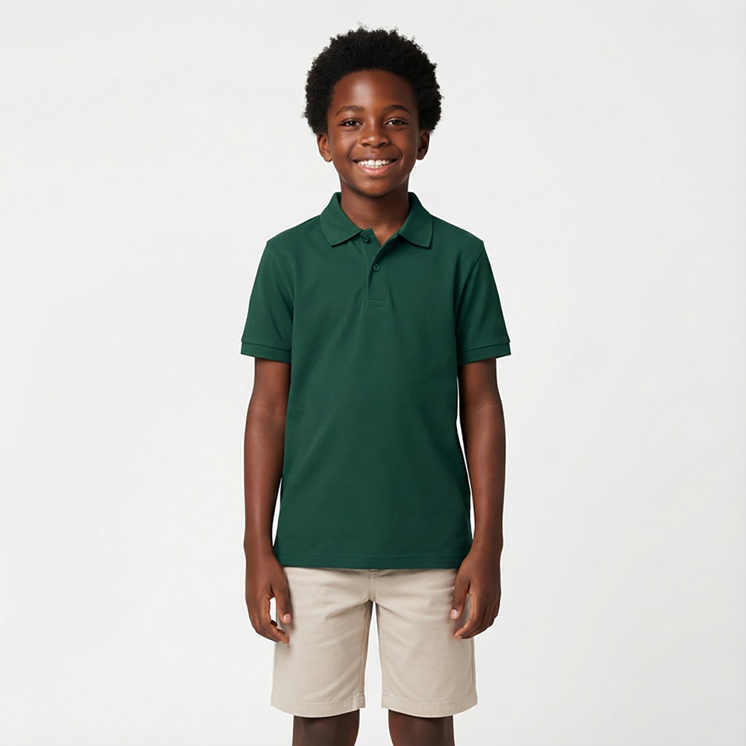 Nautica Boys' 8-20 Double Pique Short Sleeve Polo Shirt - view number 2