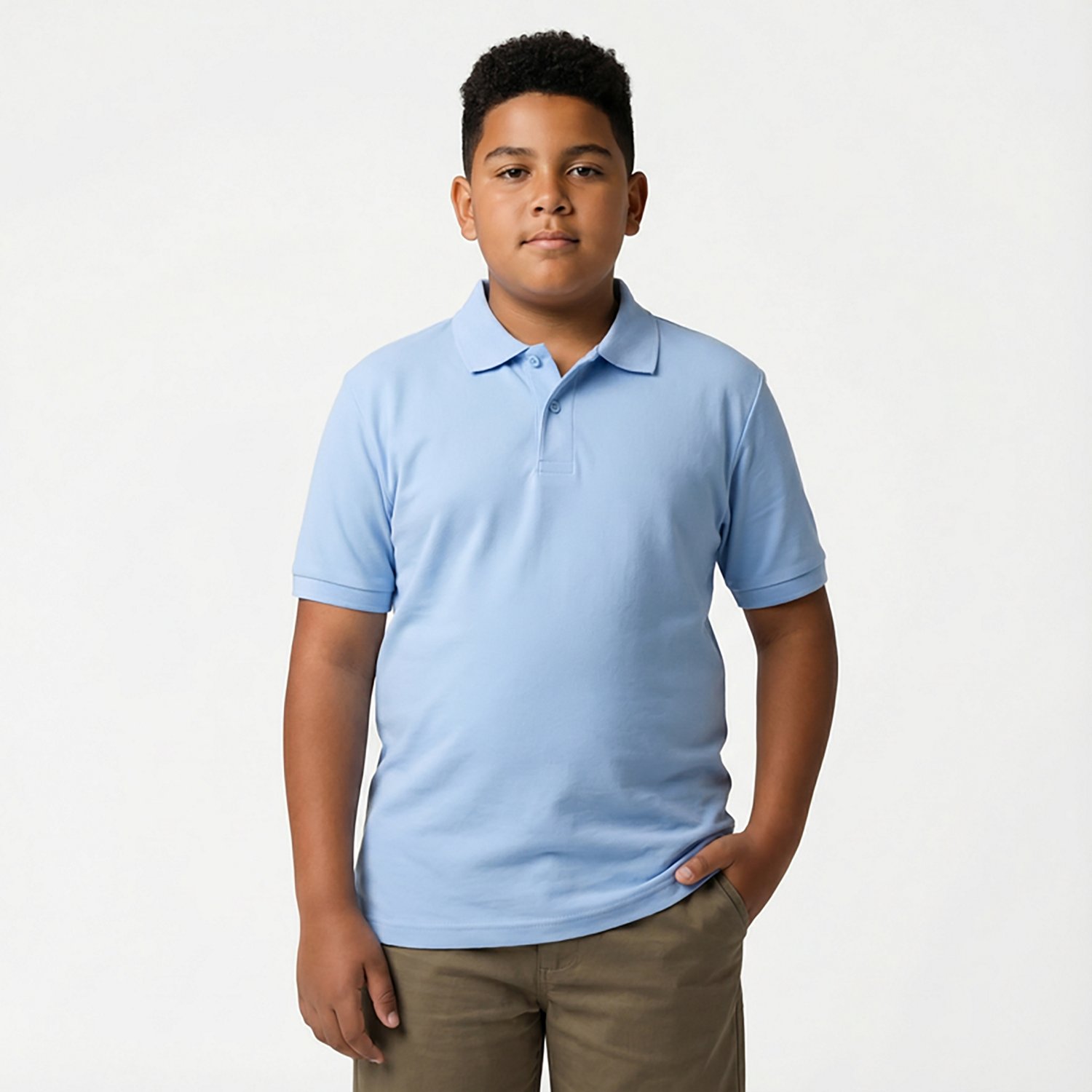 Nautica Boys' 8-20 Double Pique Short Sleeve Polo Shirt - view number 2