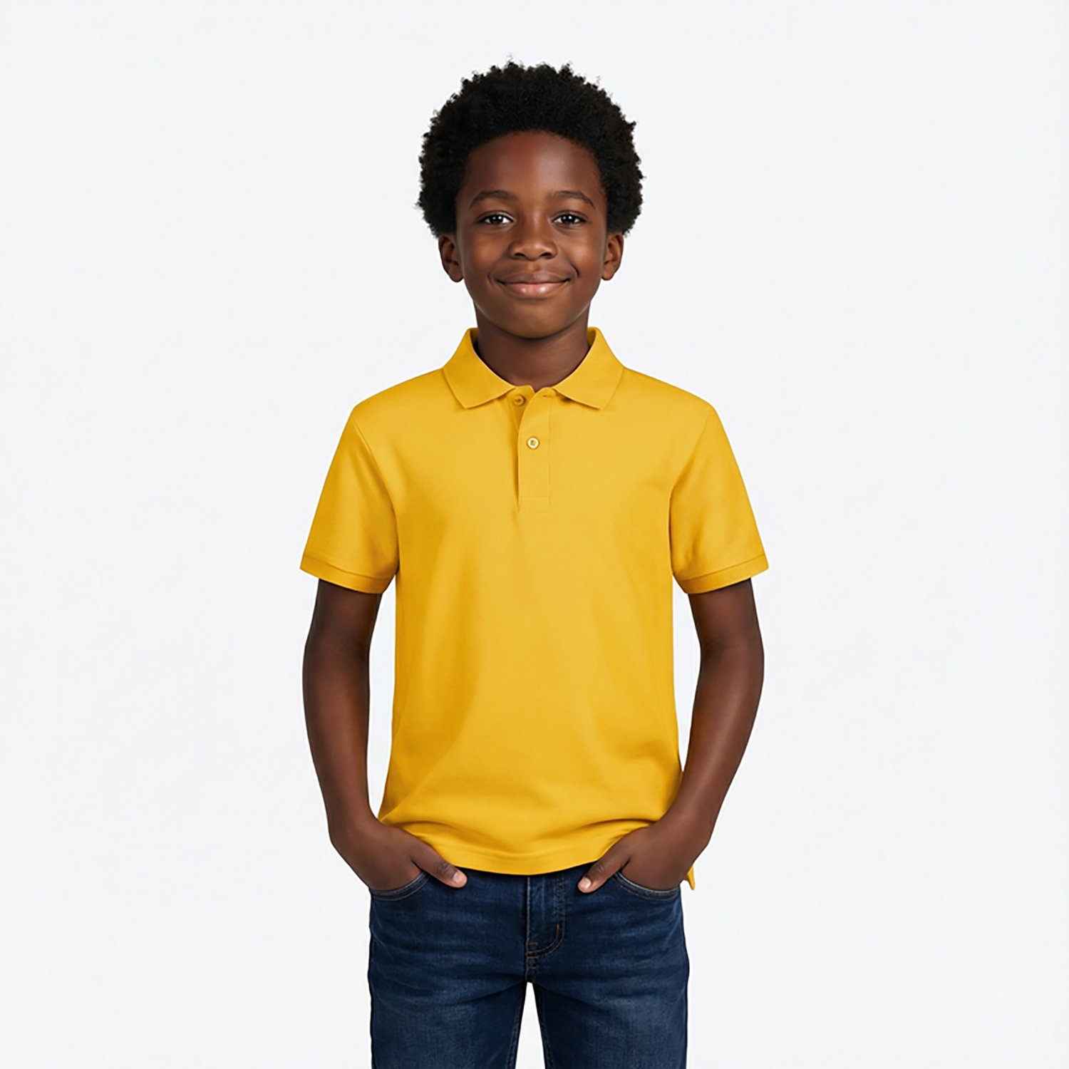 Nautica Boys' Husky Double Pique Short Sleeve Polo Shirt - view number 2