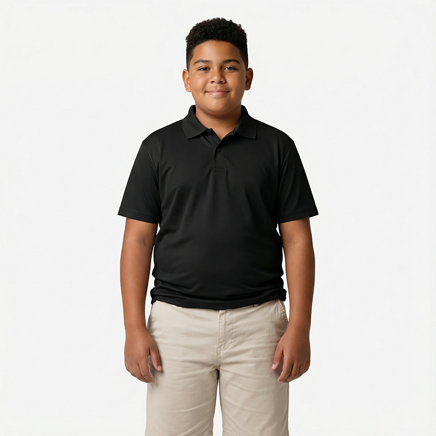 Nautica Boys' Husky Performance Short Sleeve Polo Shirt - view number 2