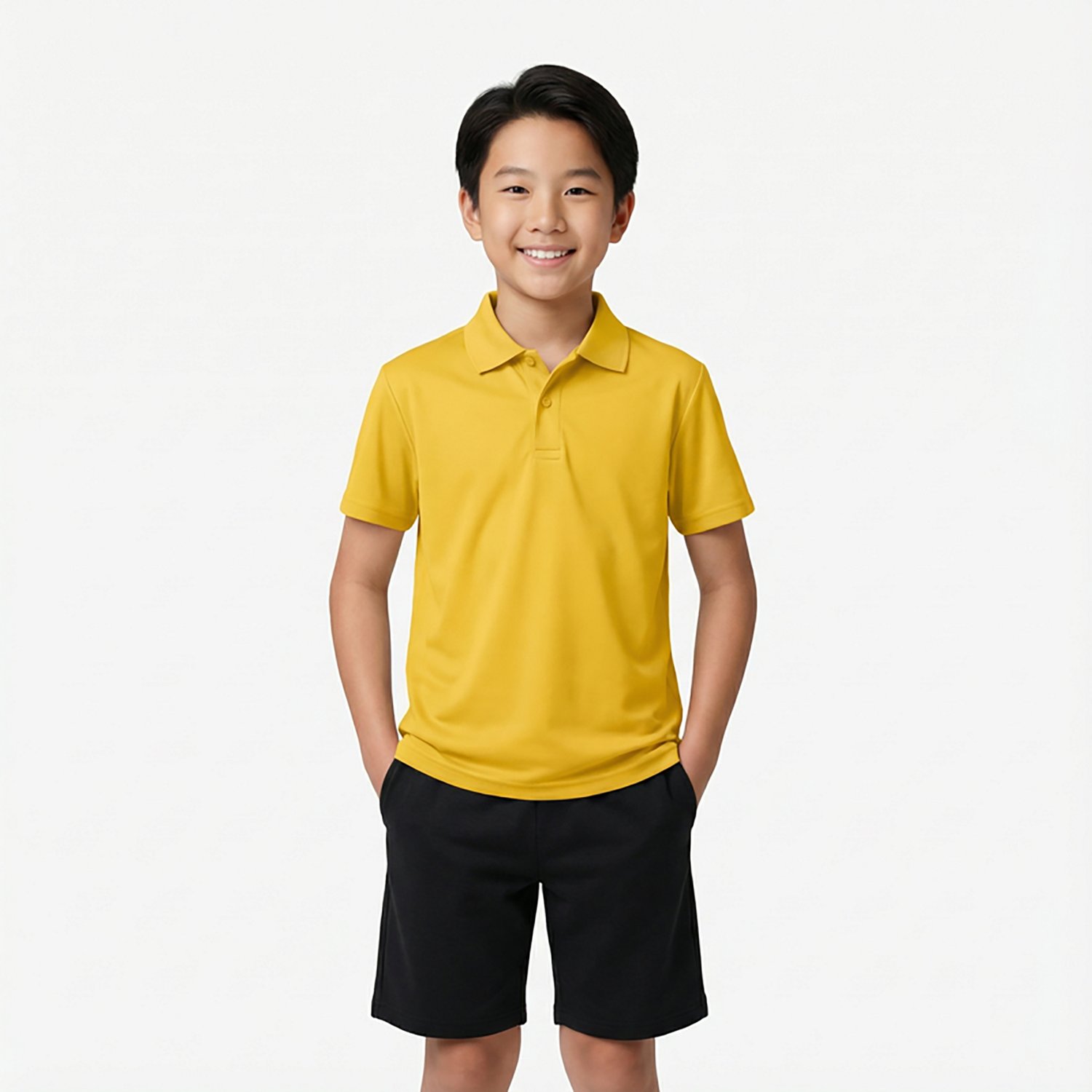 Nautica Boys' Husky Performance Short Sleeve Polo Shirt - view number 2
