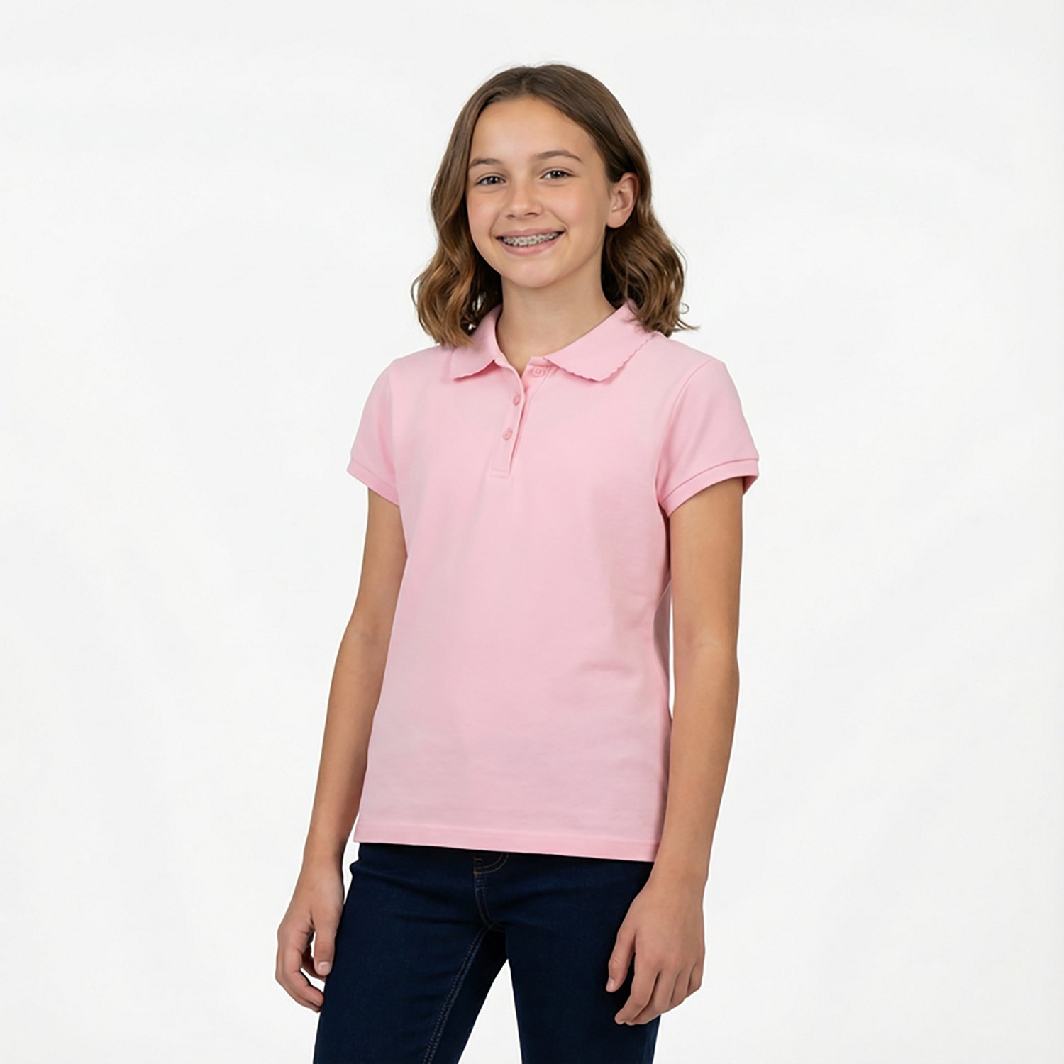 Nautica Girls' 4-6x Interlock Short Sleeve Polo - view number 2