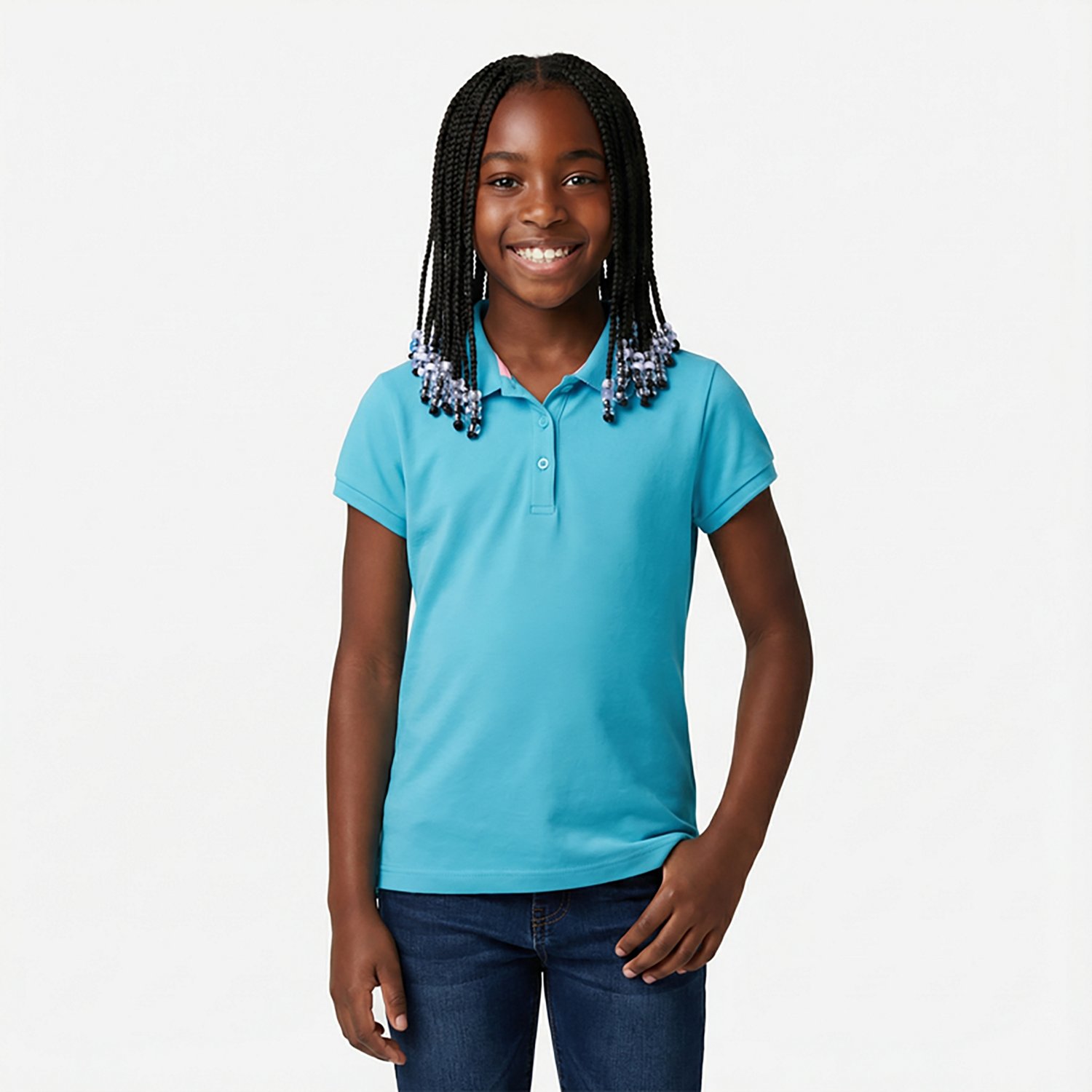 Nautica Girls' 4-6x Interlock Short Sleeve Polo - view number 2