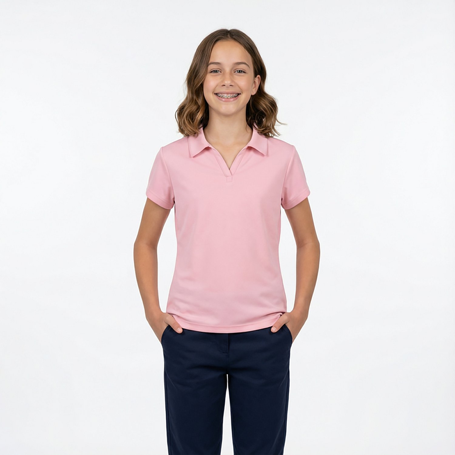 Nautica Girls' 4-6x Performance Short Sleeve Polo - view number 2