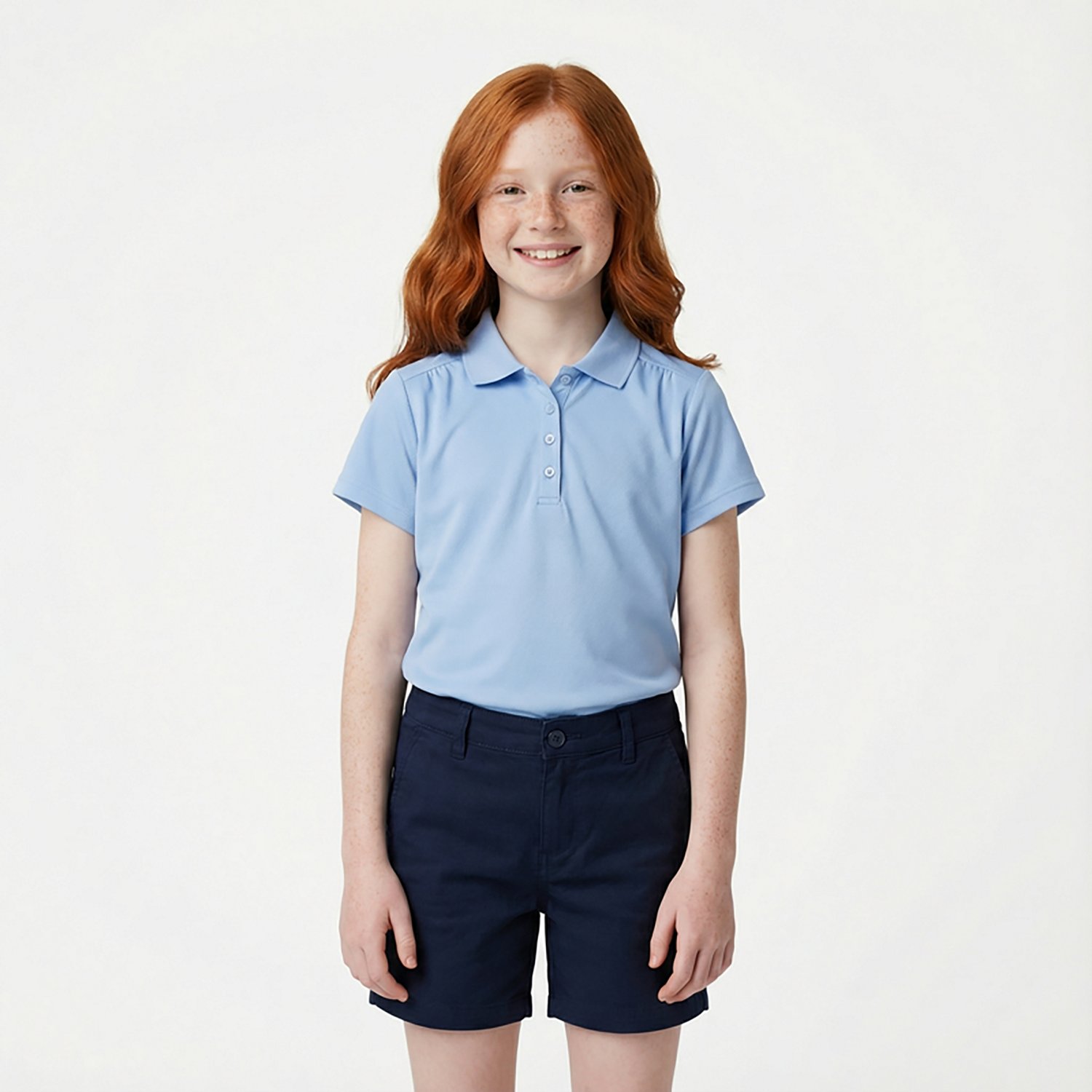 Nautica Girls' Performance Polo Shirt - view number 2