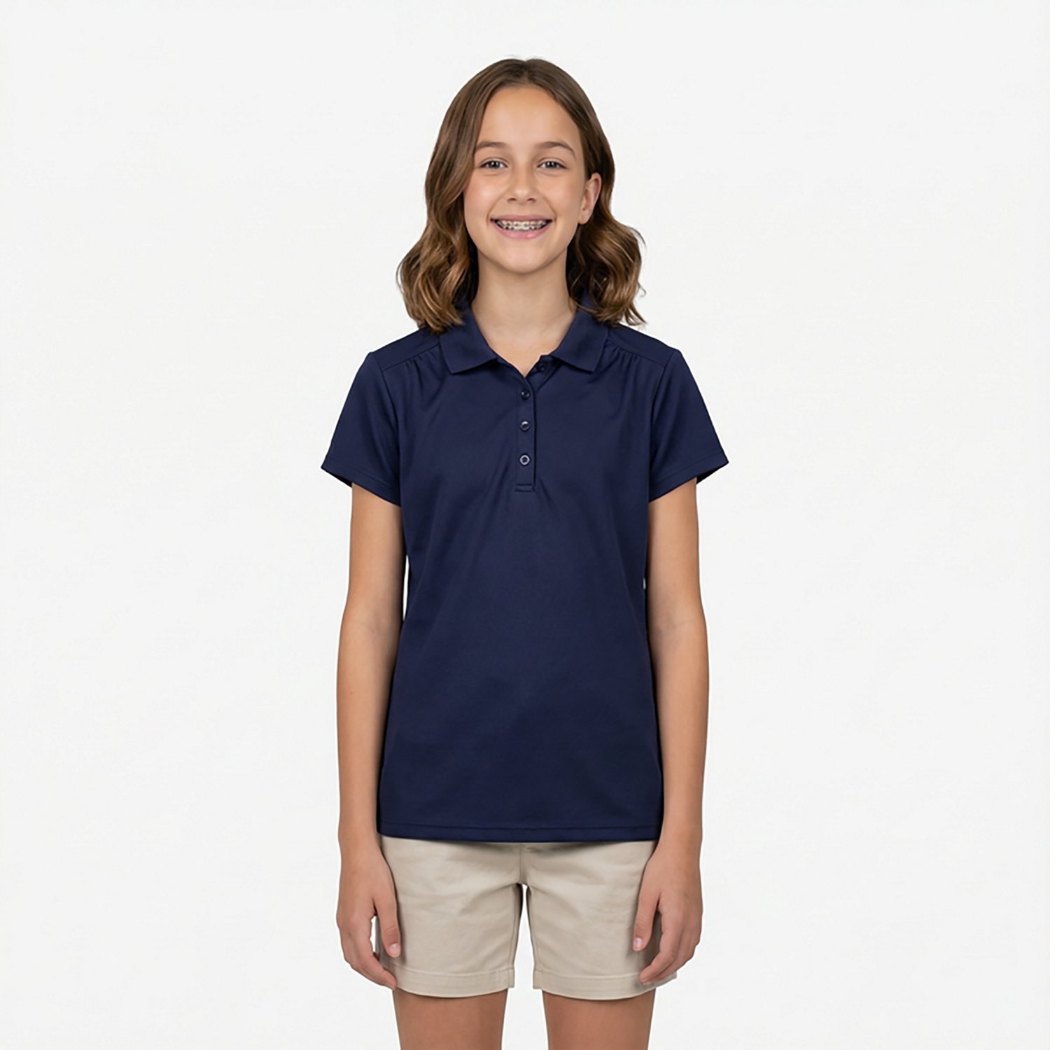 Nautica Girls' Performance Polo Shirt - view number 2