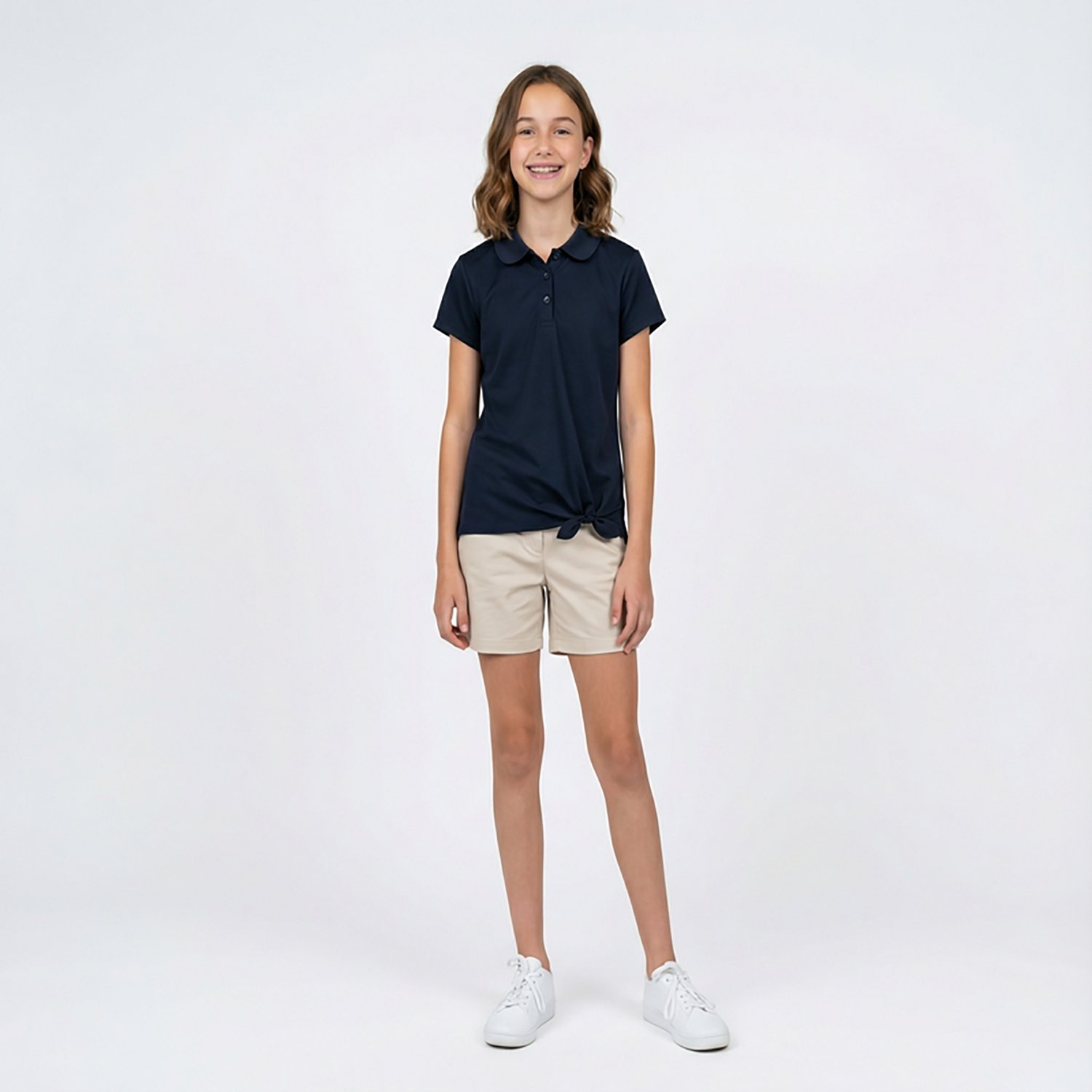 Nautica Girls' 7-16 Performance Polo Shirt - view number 2