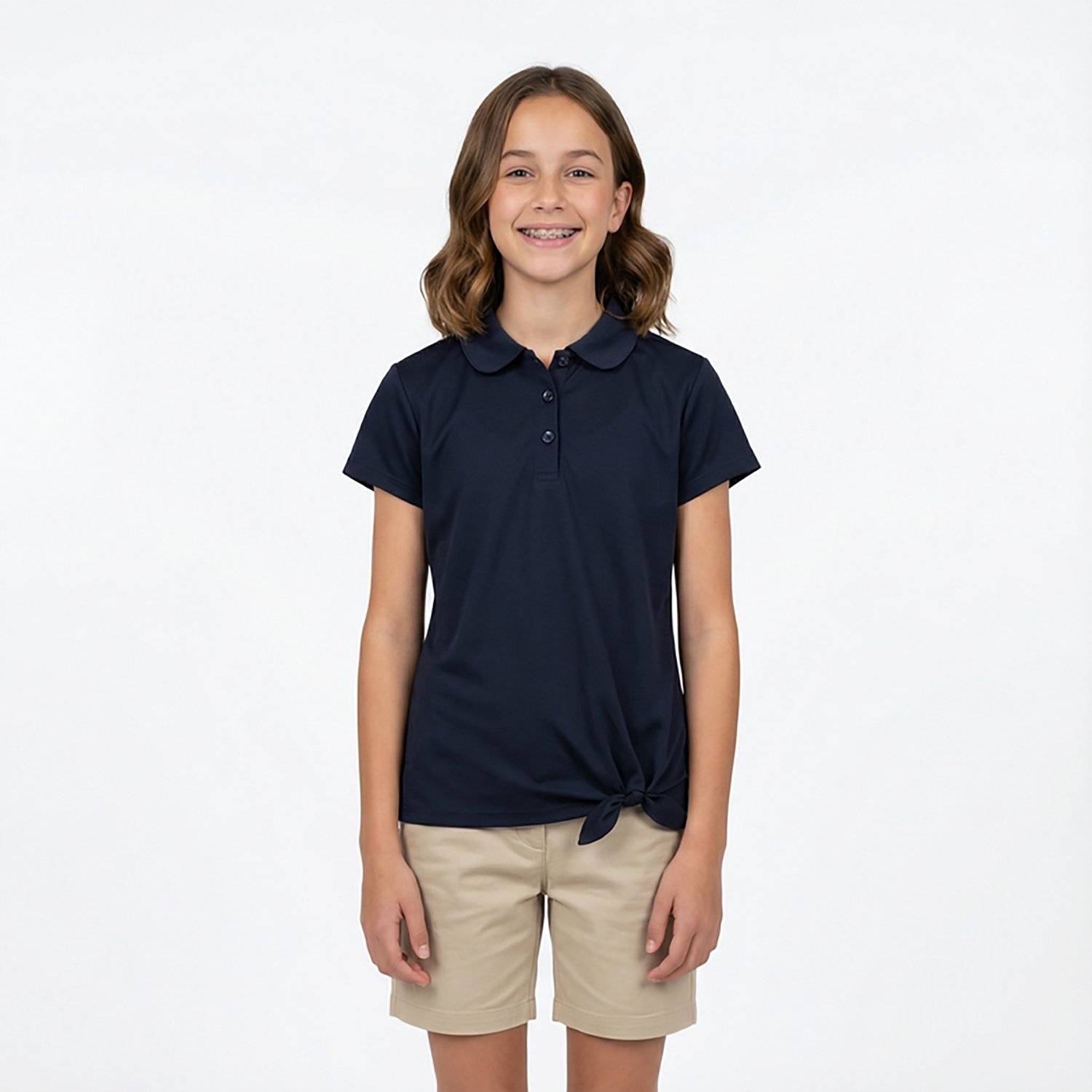 Nautica Girls' 7-16 Performance Polo Shirt - view number 3