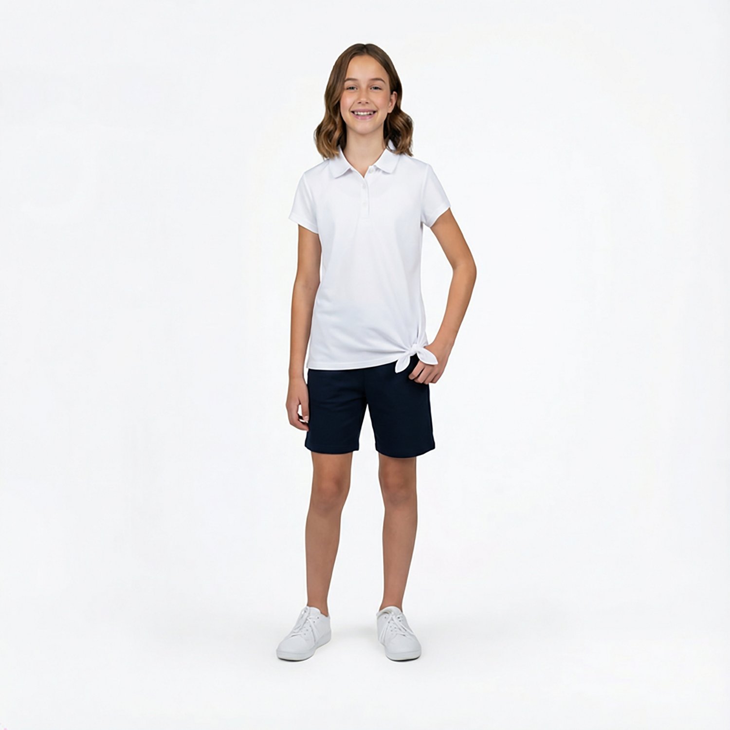 Nautica Girls' 7-16 Performance Polo Shirt - view number 2