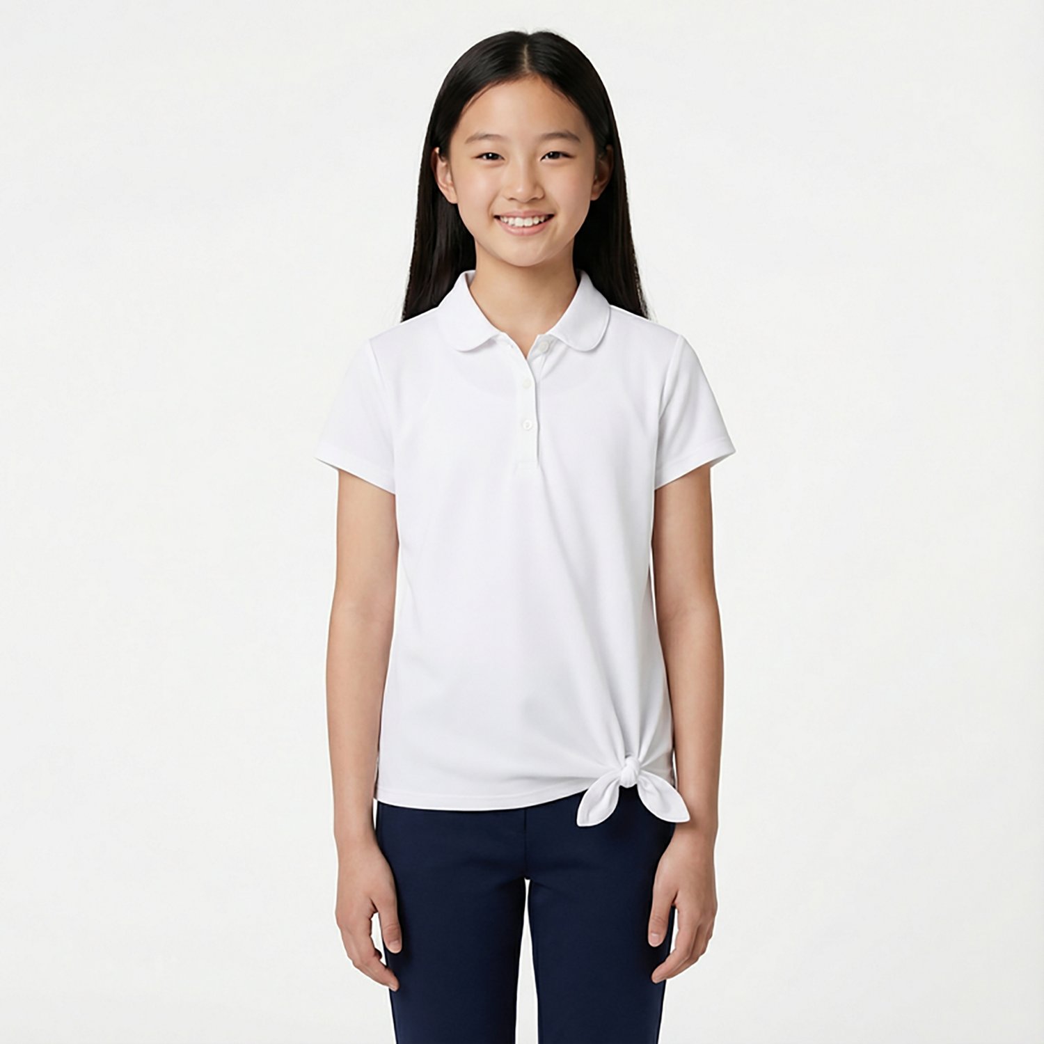 Nautica Girls' 7-16 Performance Polo Shirt - view number 3
