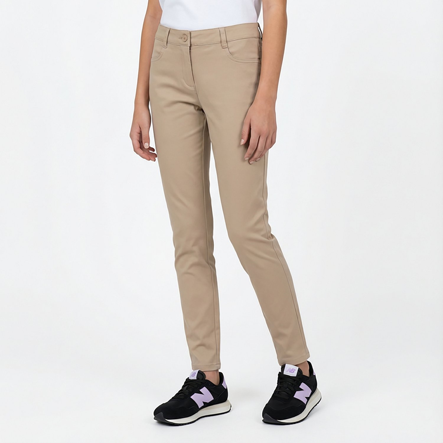 Nautica Girls' 7-16 Sateen Skinny Pants                                                                                          - view number 2