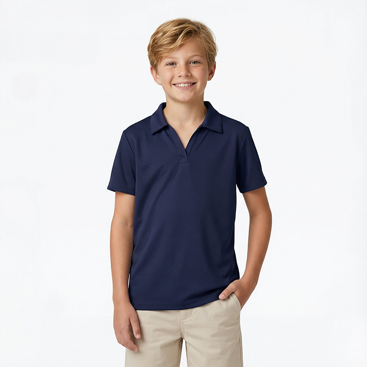 Nautica Juniors' Performance Knit Polo Shirt - view number 2