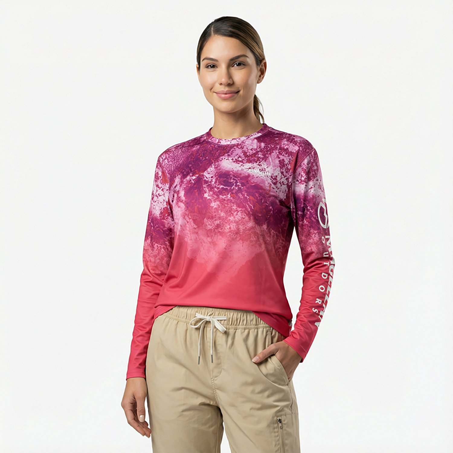 Magellan Outdoors Women's Caddo Lake RTX Ombre Long Sleeve T-shirt                                                               - view number 2