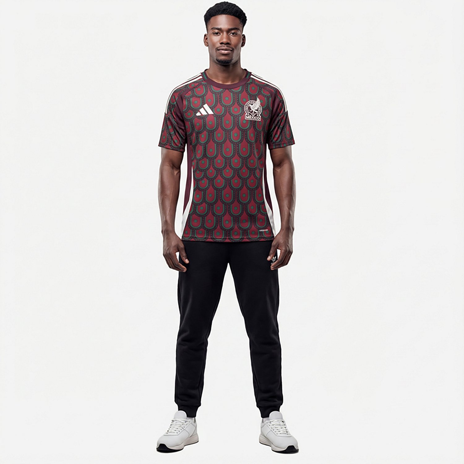 adidas Men's FMF Mexico Home Jersey - view number 6